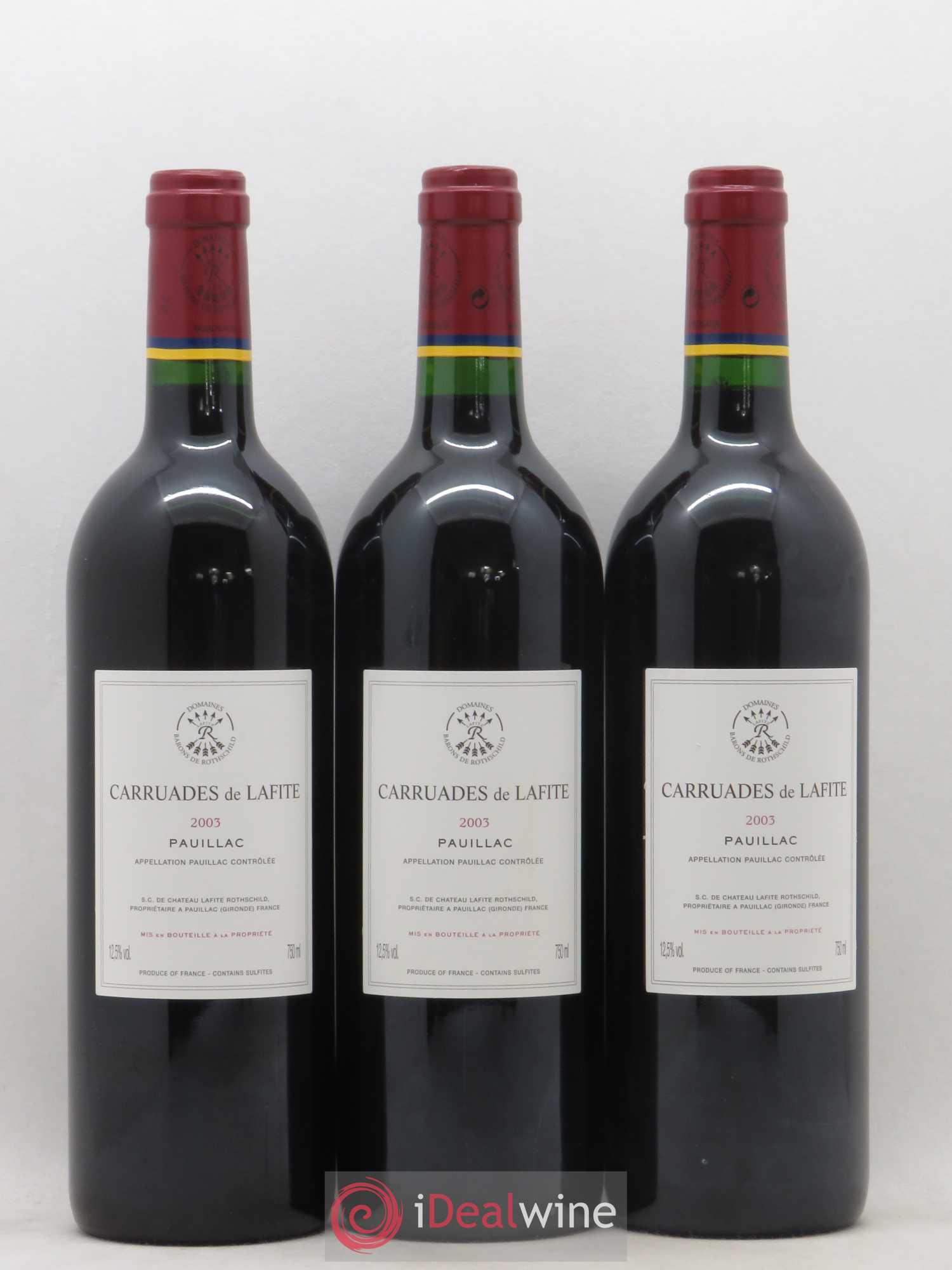 Carruades de Lafite Rothschild Second Vin 2003 - Lot de 6 bouteilles - 4