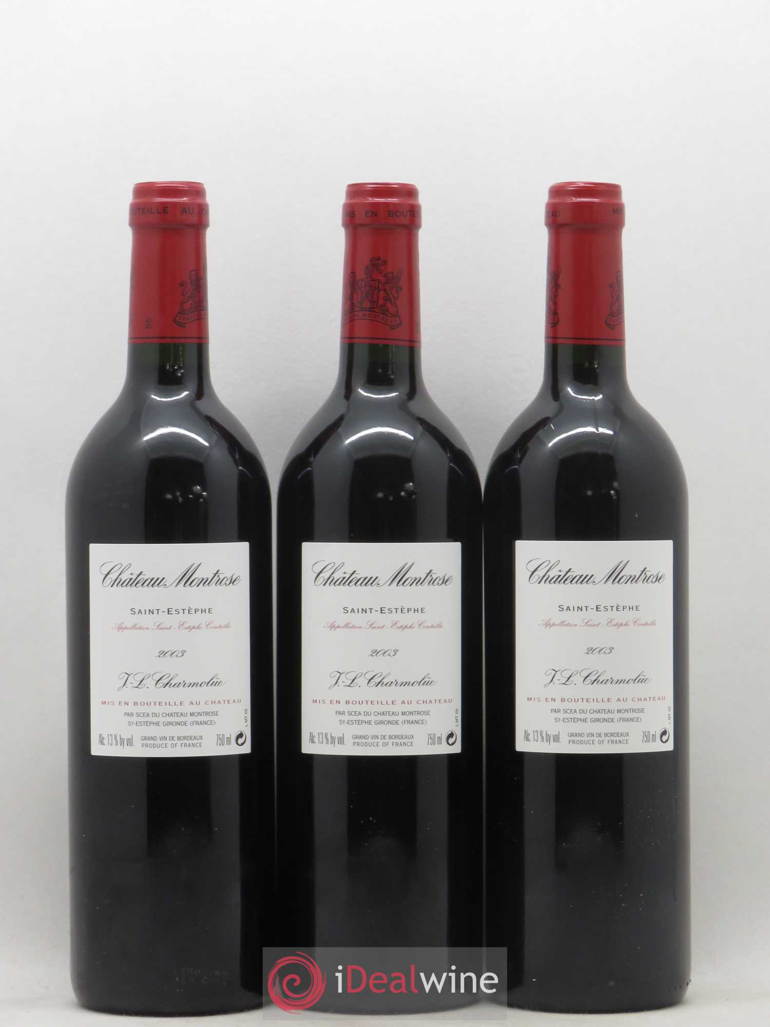 Château Montrose 2ème Grand Cru Classé 2003 - Lot de 12 bouteilles - 4