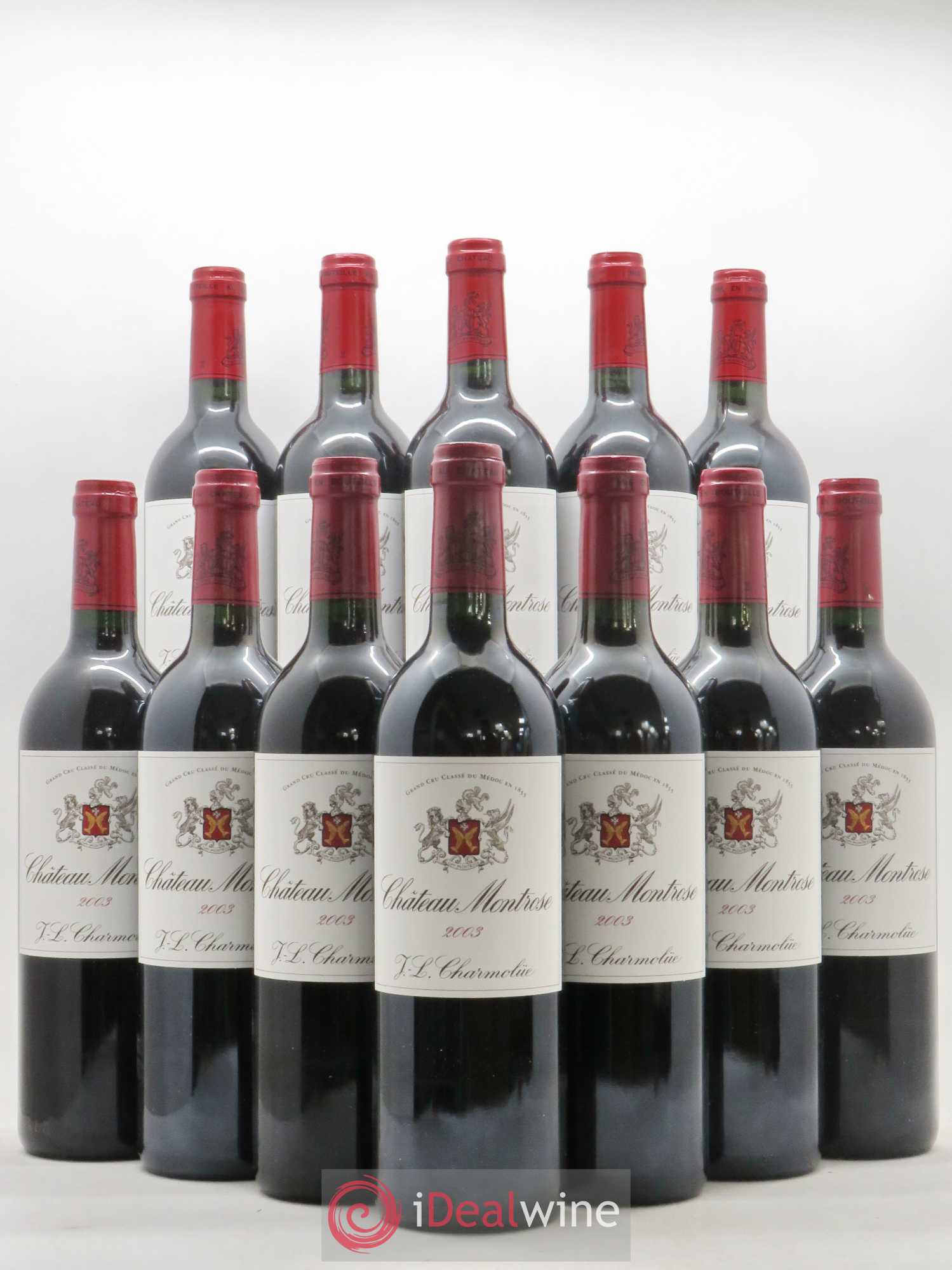 Château Montrose 2ème Grand Cru Classé 2003 - Lot de 12 bouteilles - 0