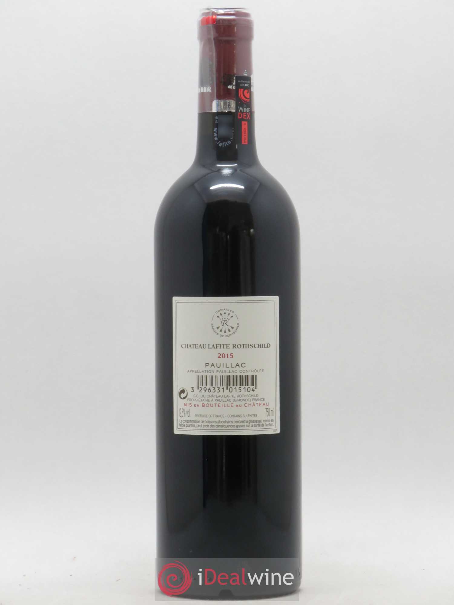 Château Lafite Rothschild 1er Grand Cru Classé 2015 - Lot de 1 bouteille - 1