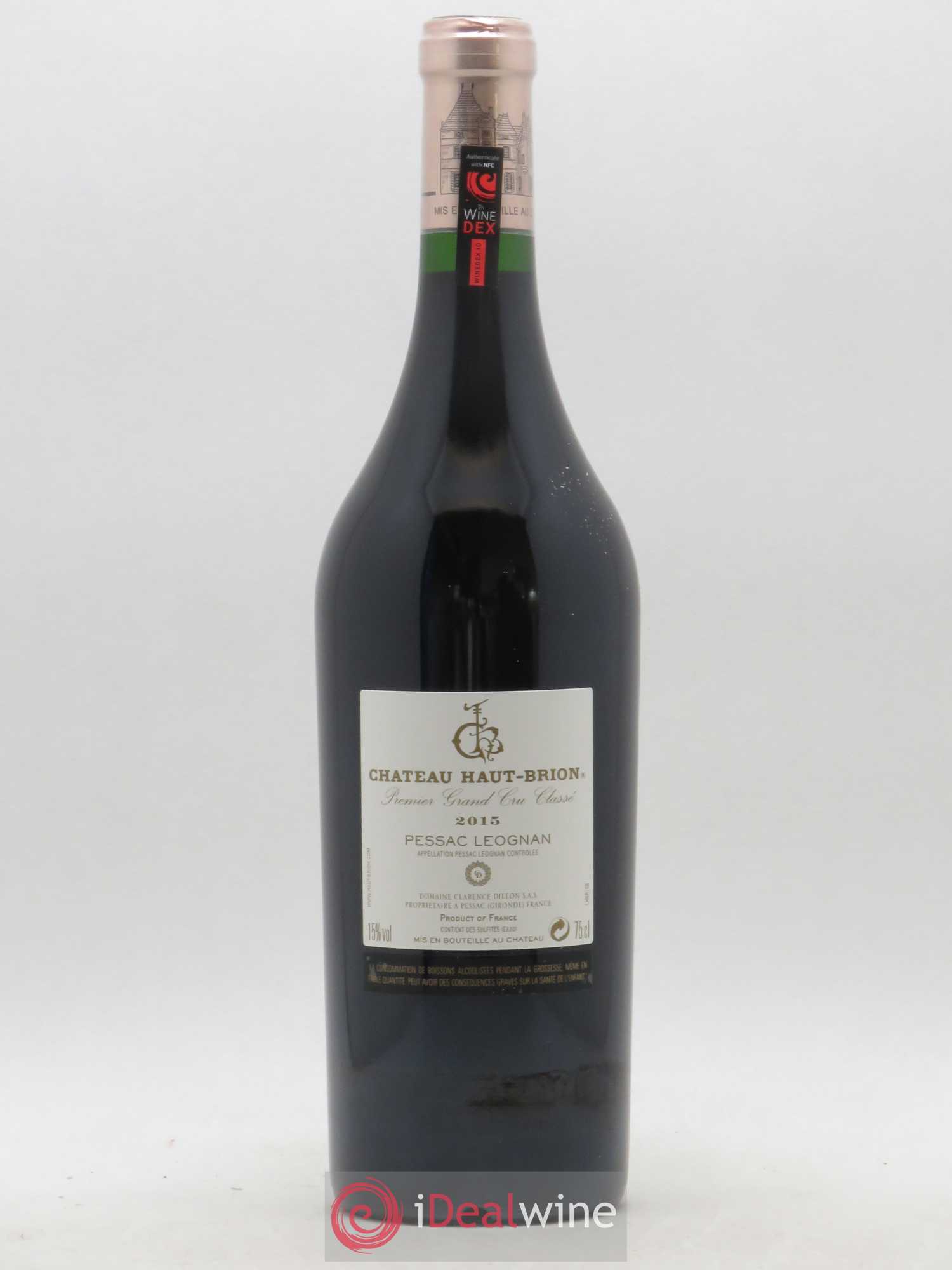 Château Haut Brion 1er Grand Cru Classé 2015 - Lot de 1 bouteille - 1