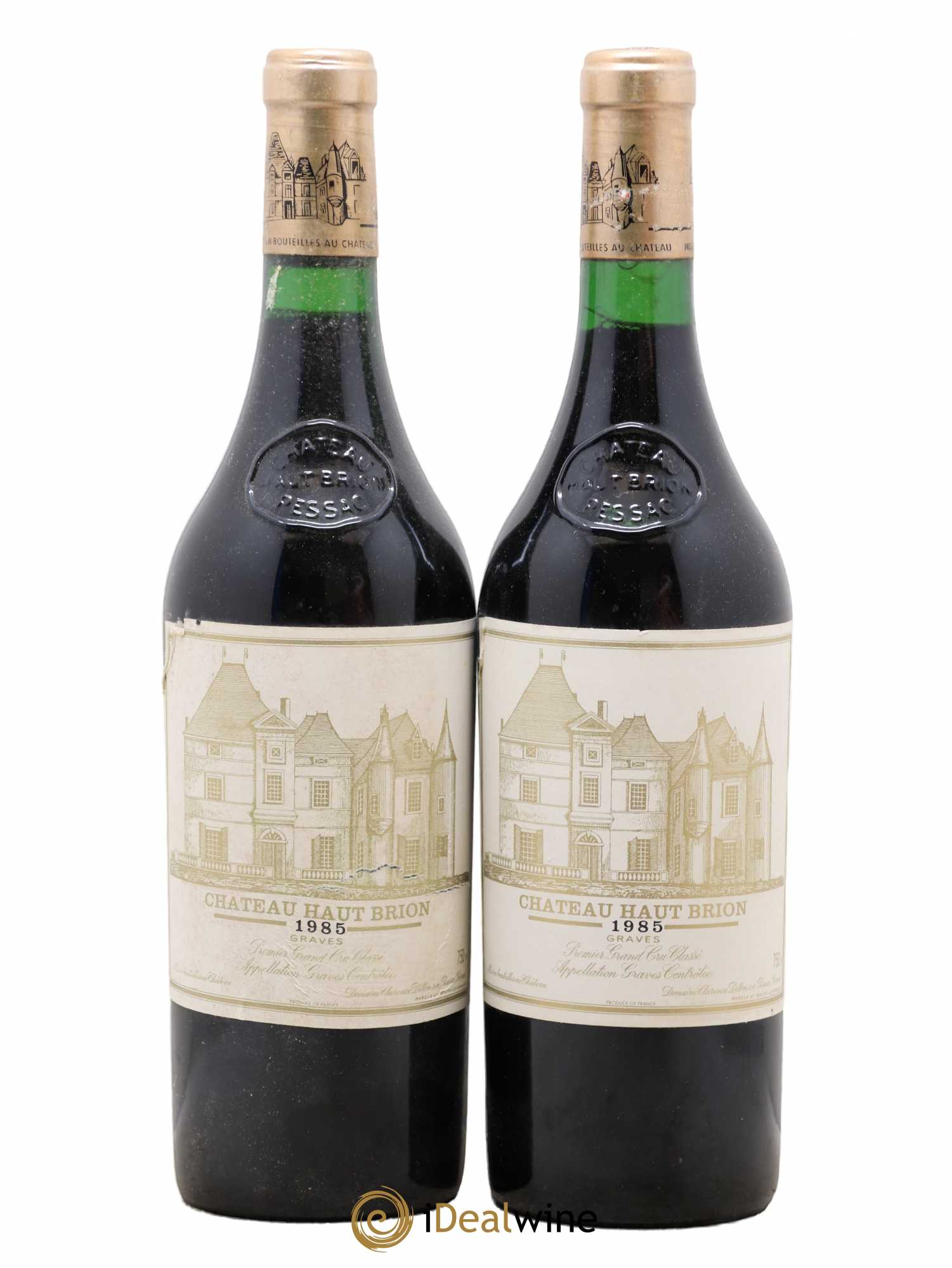 Château Haut Brion 1er Grand Cru Classé 1985 - Lot de 2 bouteilles - 0