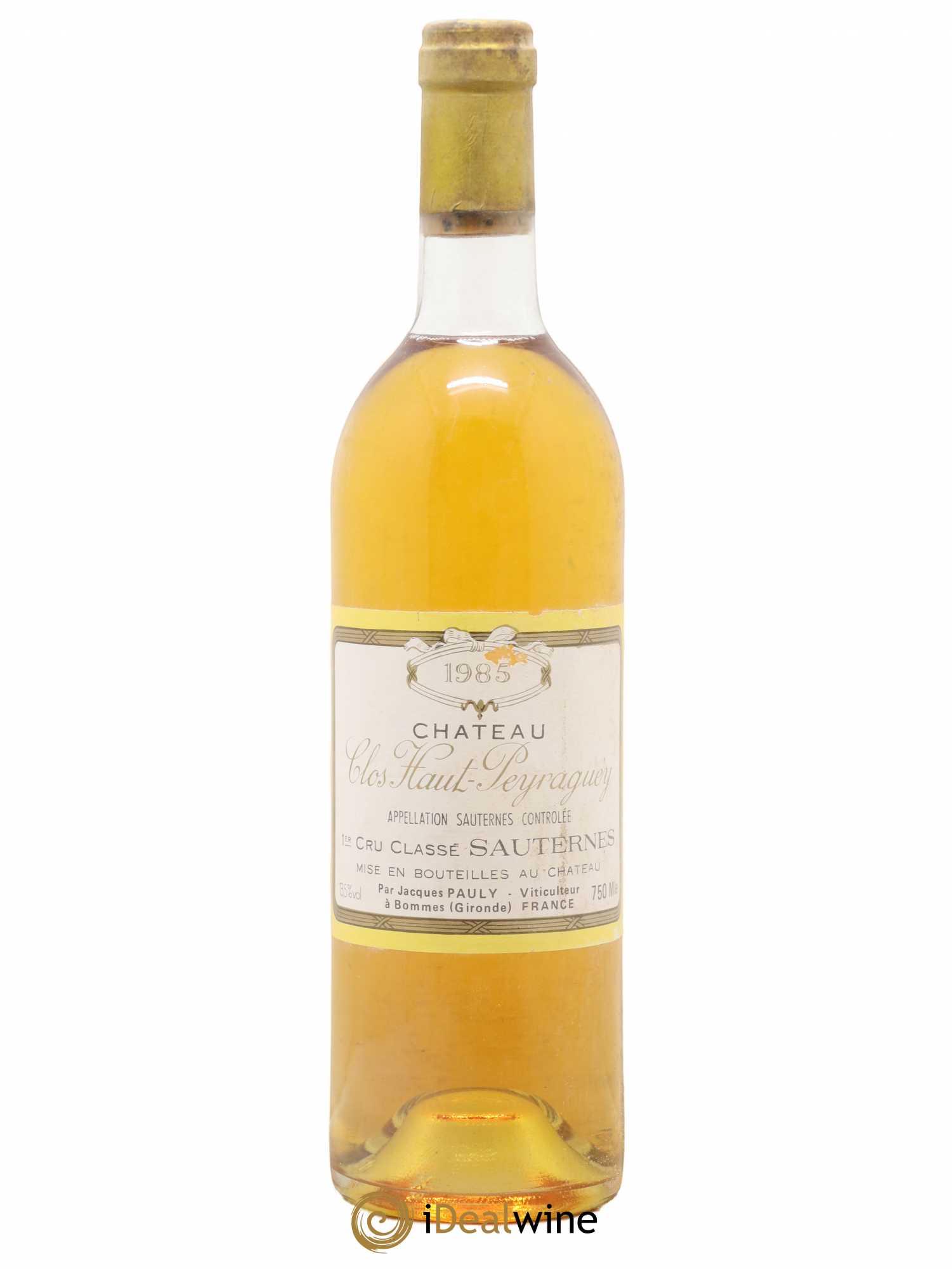 Clos Haut-Peyraguey 1er Grand Cru Classé 1985 - Lotto di 1 bottiglia - 0