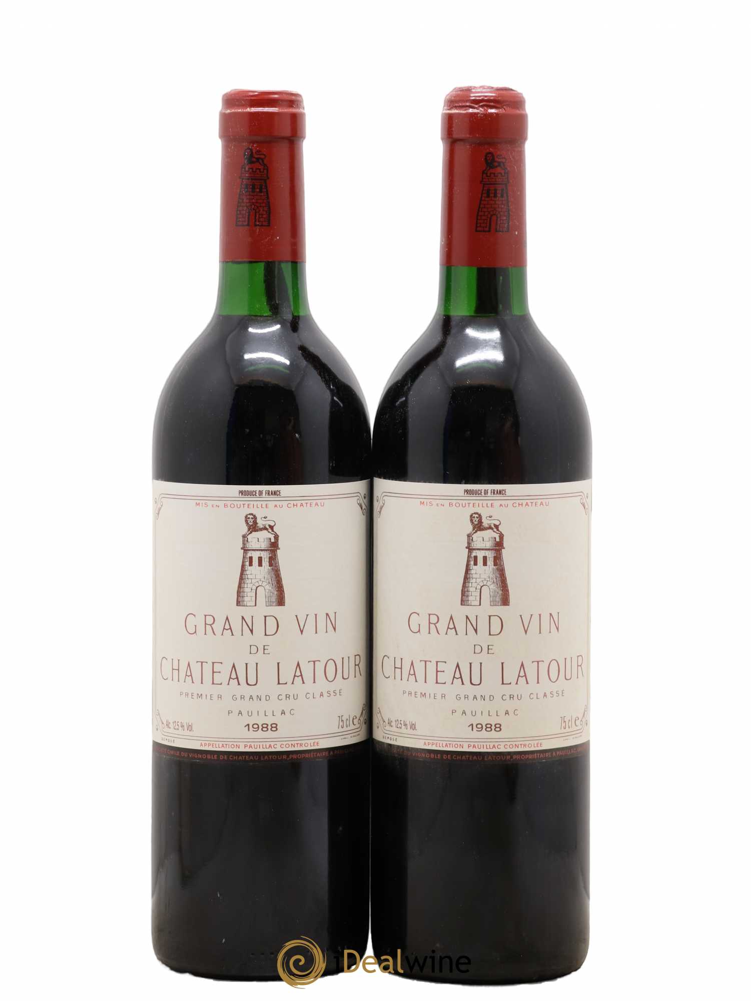 Château Latour 1er Grand Cru Classé 1988 - Lot de 2 bouteilles - 0