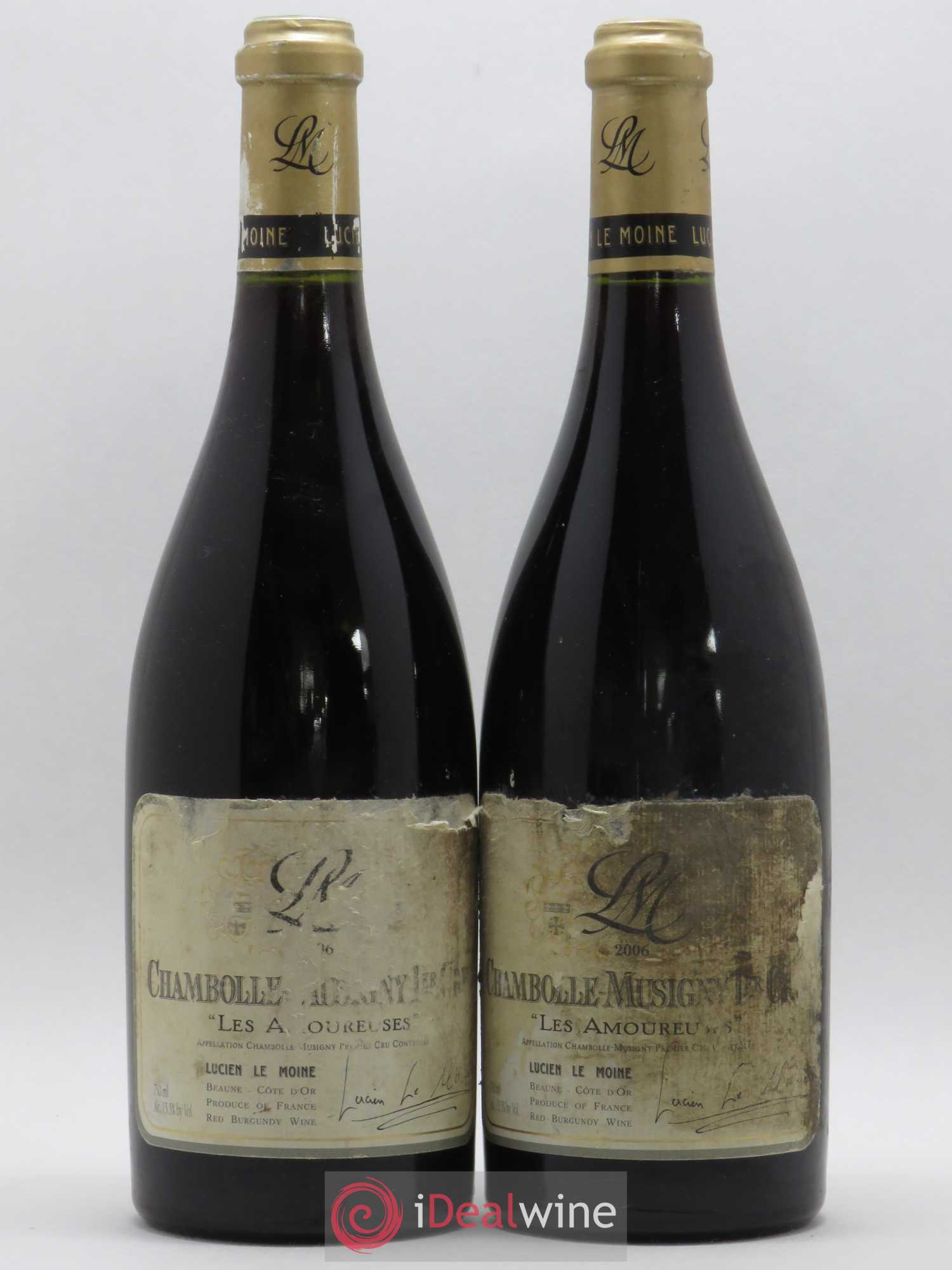 Chambolle-Musigny 1er Cru Les Amoureuses Lucien Lemoine 2006 - Posten von 2 Flaschen - 0
