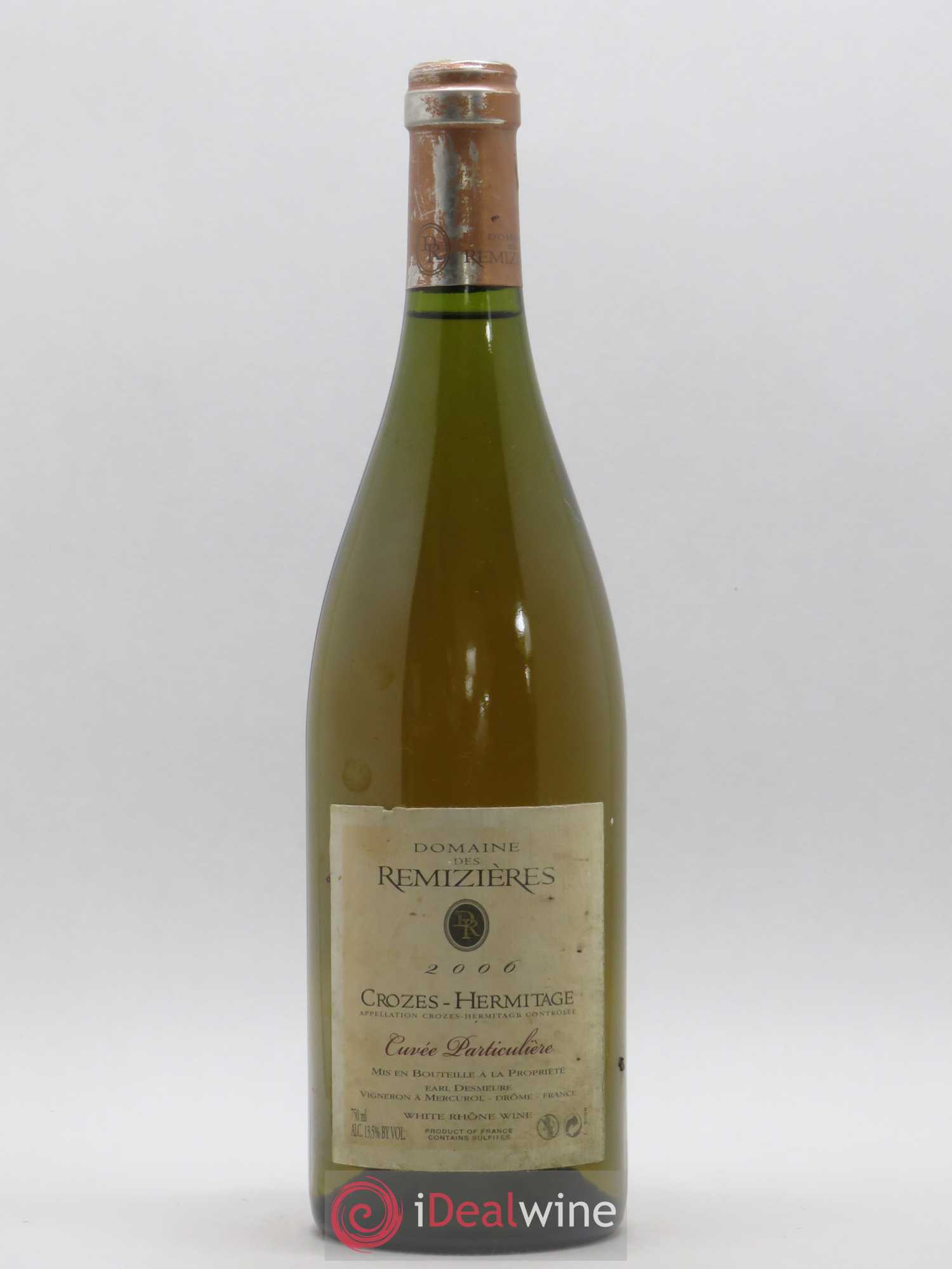 Crozes-Hermitage Cuvée Particulière Domaine des Remizieres 2006 - Posten von 1 Flasche - 0