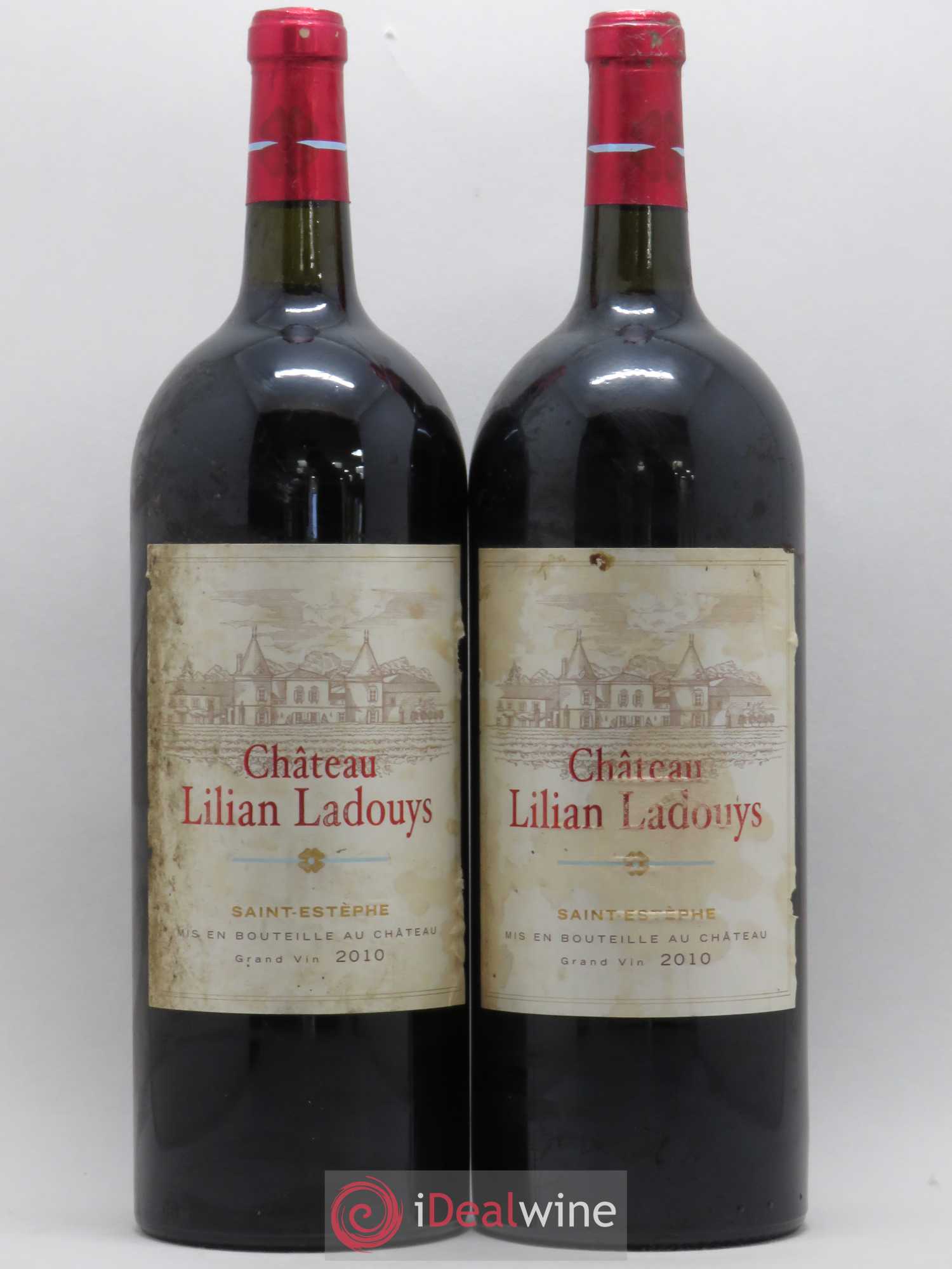Château Lilian Ladouys Cru Bourgeois 2010 - Lot de 2 magnums - 0