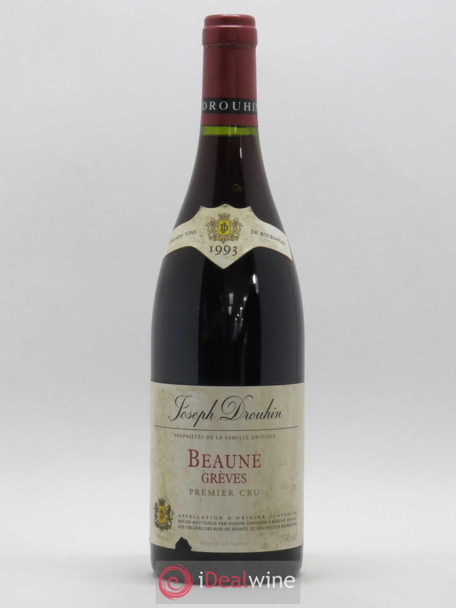 Beaune 1er Cru Grèves Joseph Drouhin 1993 - Posten von 1 Flasche - 0