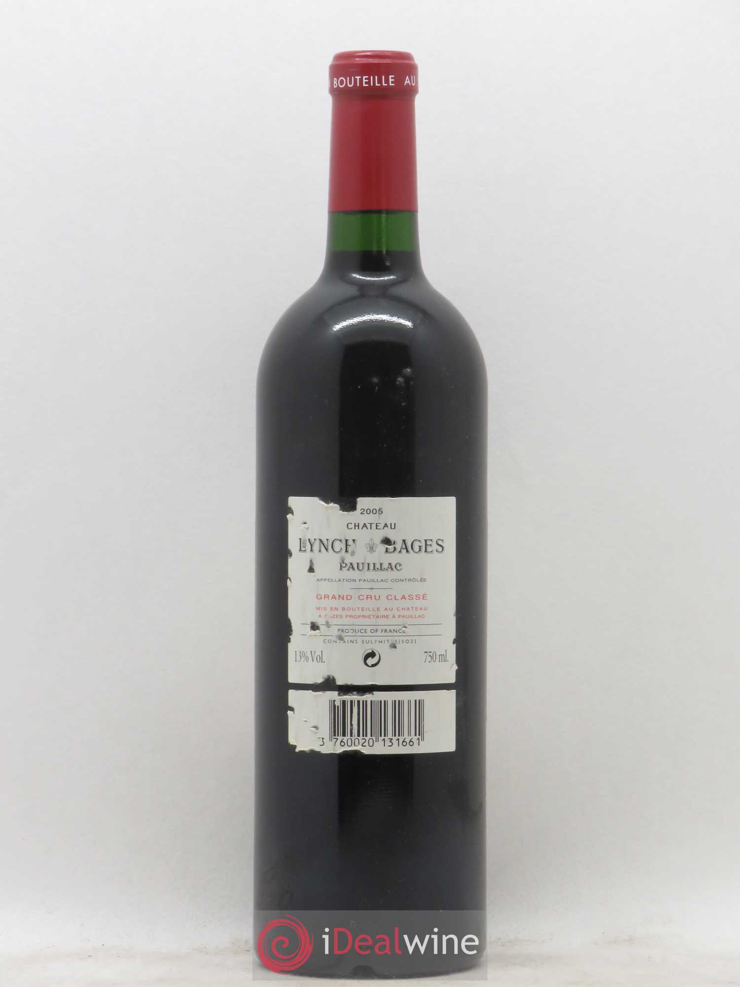 Château Lynch Bages 5ème Grand Cru Classé 2005 - Lot de 1 bouteille - 1