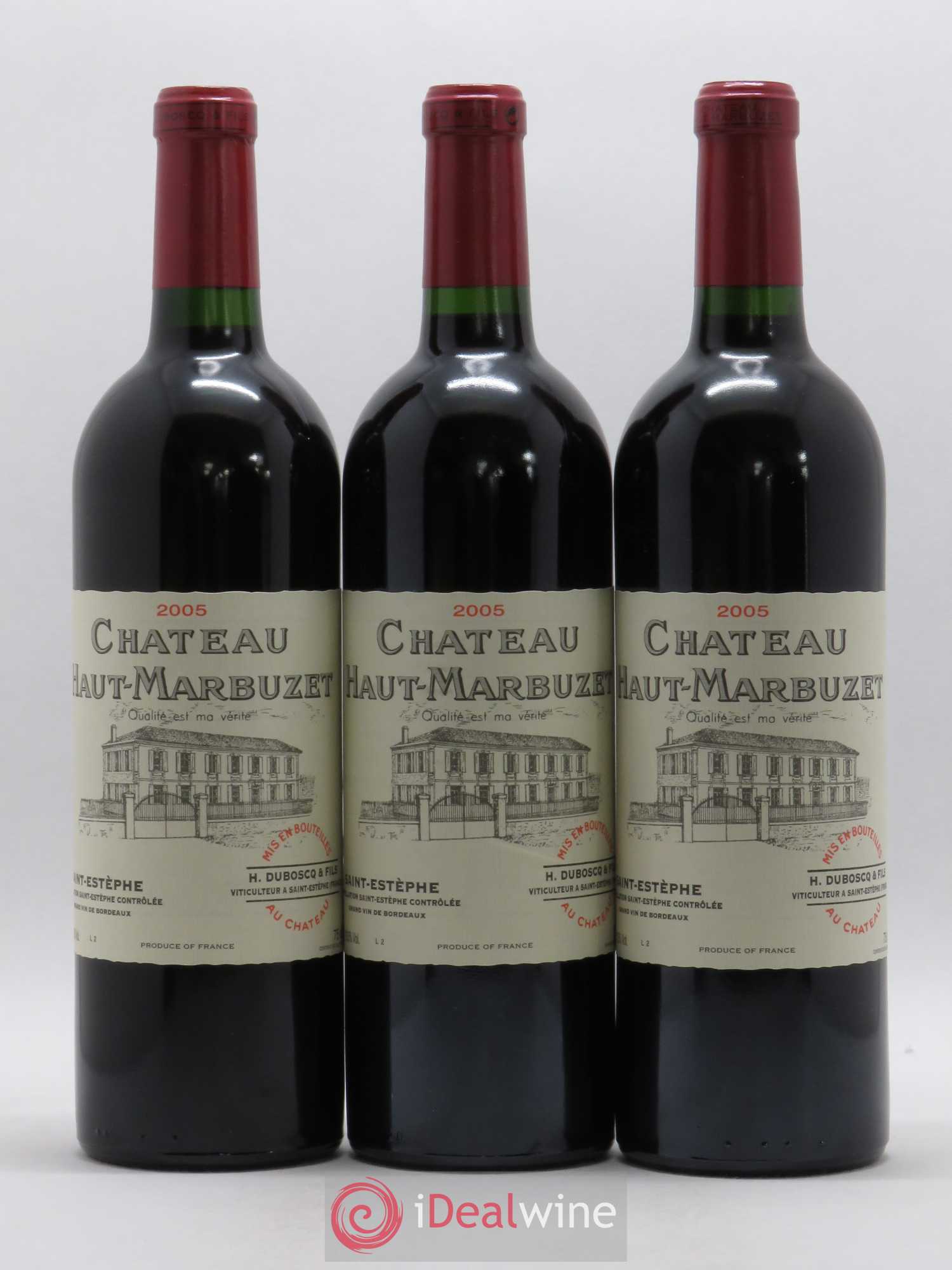 Château Haut Marbuzet 2005 - Lot de 6 bouteilles - 1