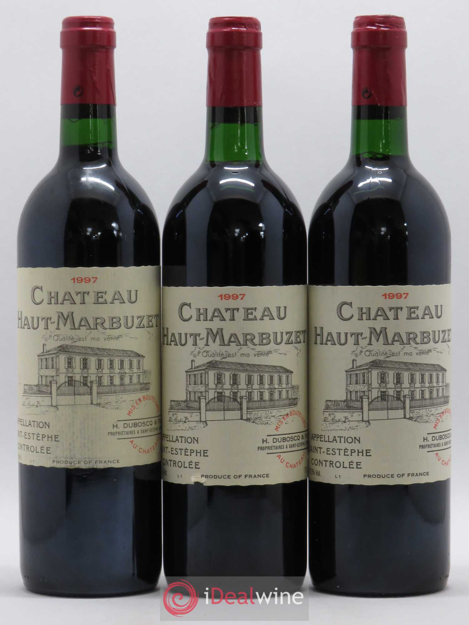 Château Haut Marbuzet 1997 - Lot de 6 bouteilles - 2