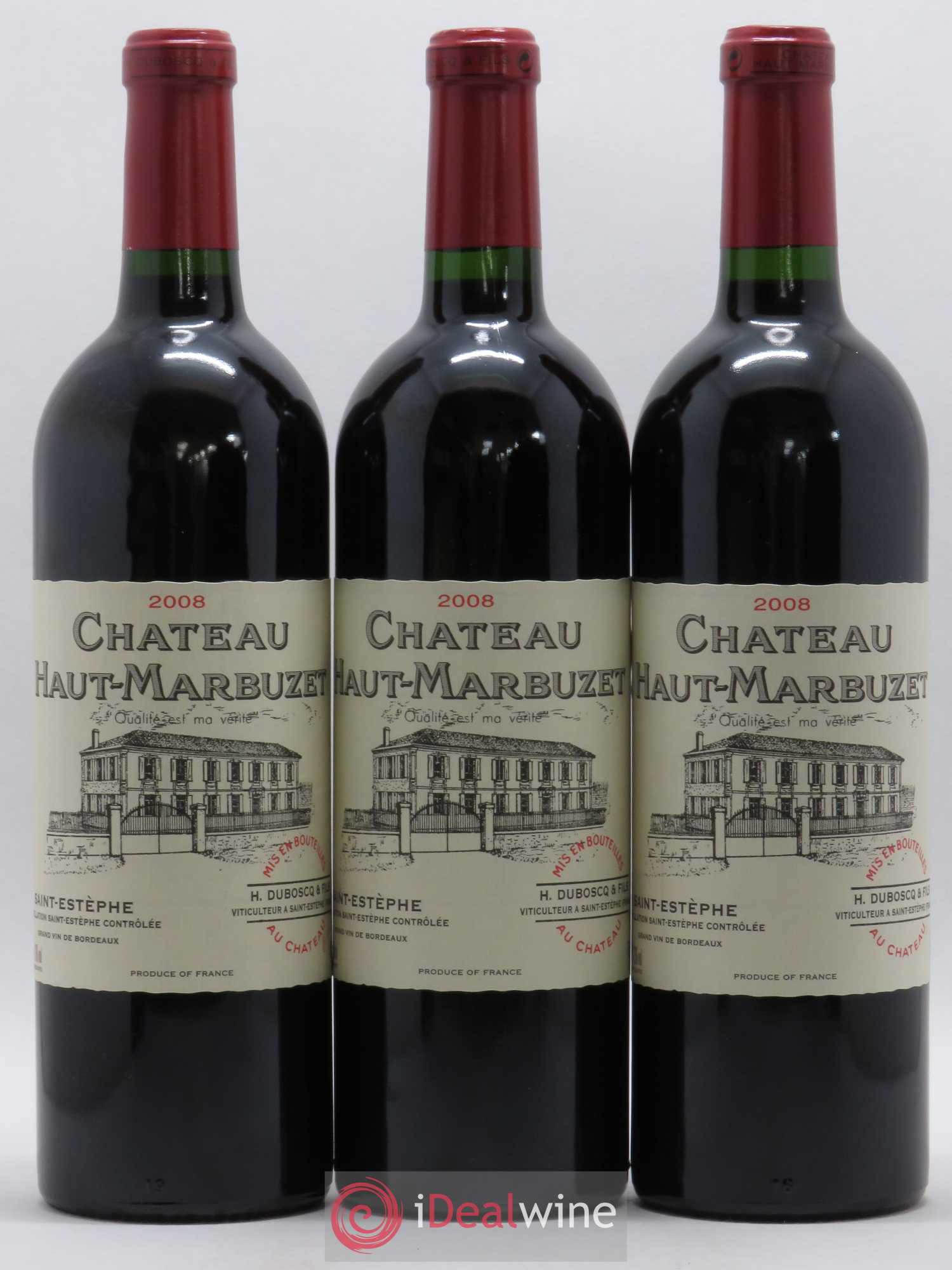 Château Haut Marbuzet 2008 - Lot de 6 bouteilles - 2