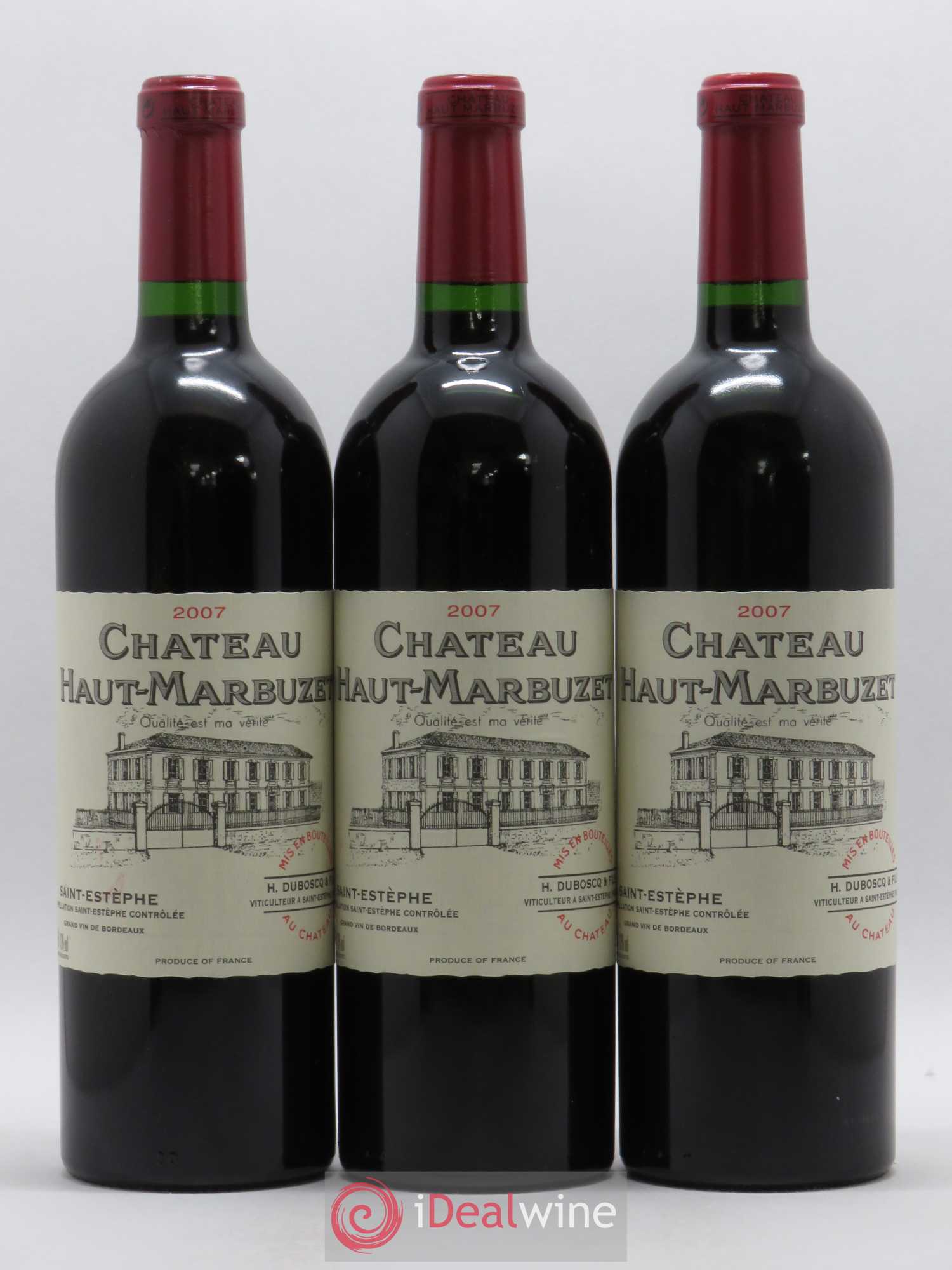 Château Haut Marbuzet 2007 - Lot de 6 bouteilles - 2