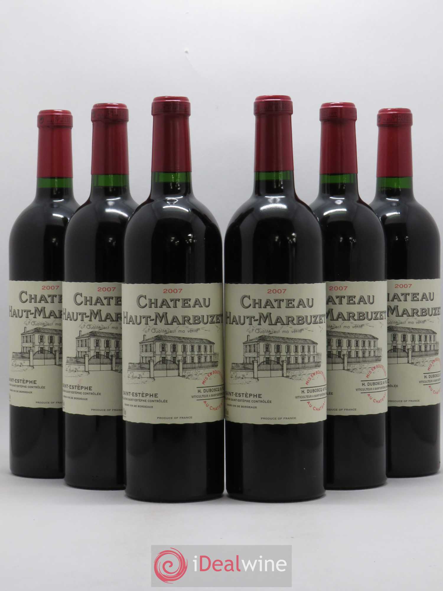 Château Haut Marbuzet 2007 - Lot de 6 bouteilles - 0