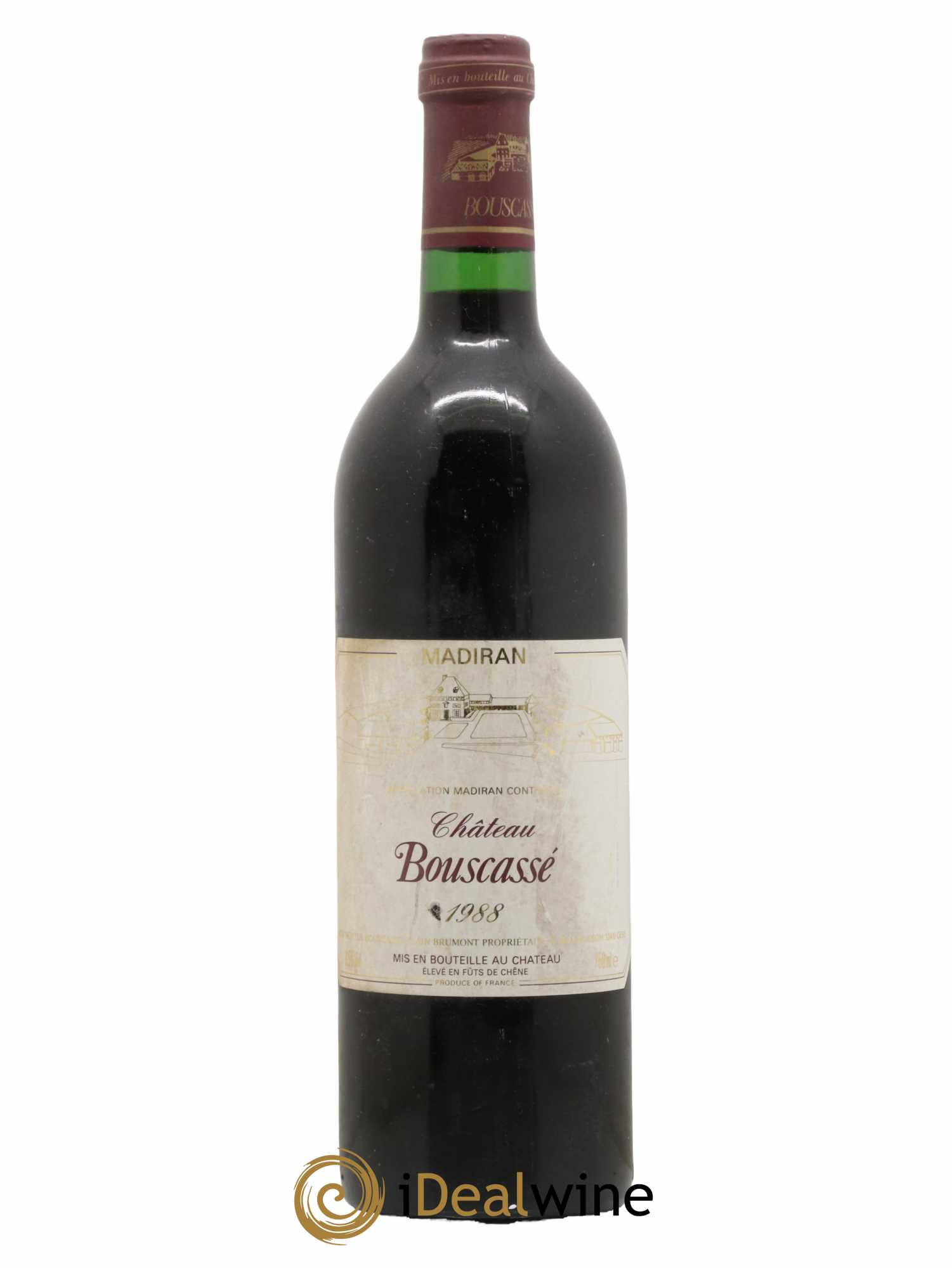 Madiran Château Bouscassé Alain Brumont 1988 - Lot de 1 bouteille - 0