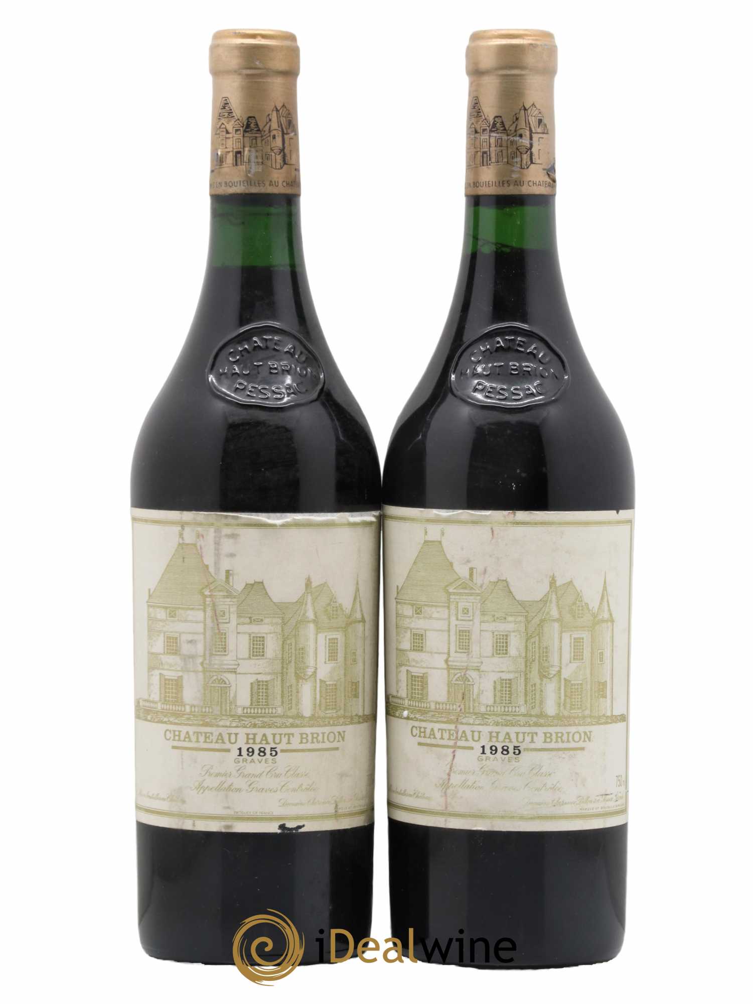 Château Haut Brion 1er Grand Cru Classé 1985 - Lot de 2 bouteilles - 0