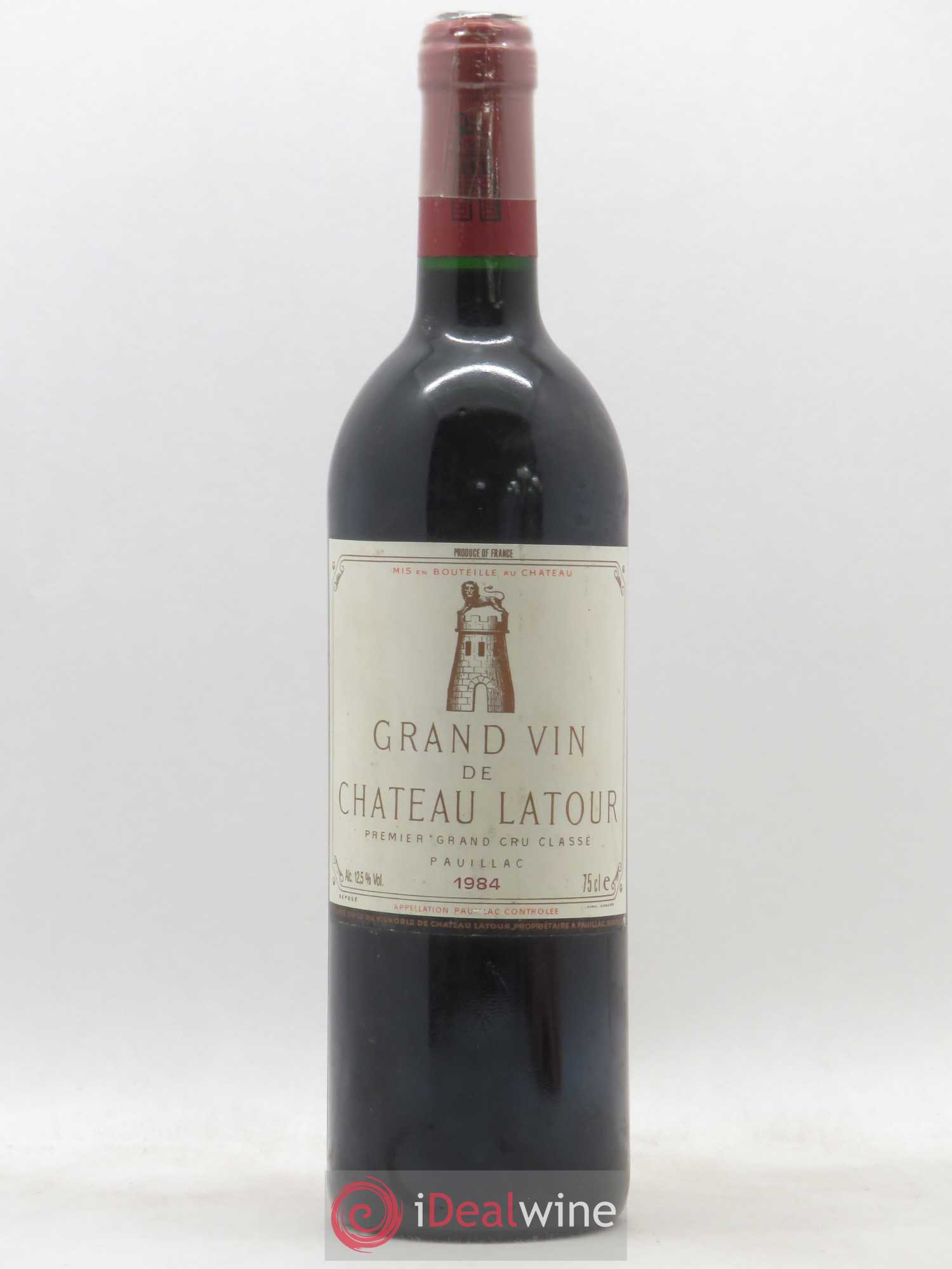 Château Latour 1er Grand Cru Classé 1984 - Lot de 1 bouteille - 0