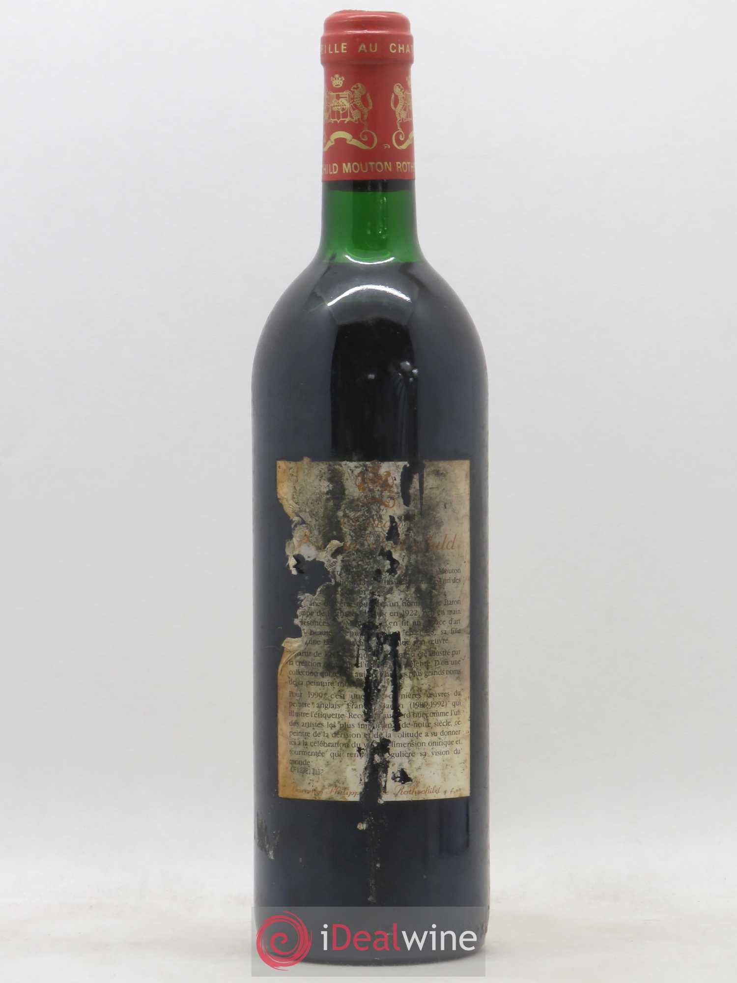 Château Mouton Rothschild 1er Grand Cru Classé 1990 - Lot de 1 bouteille - 1