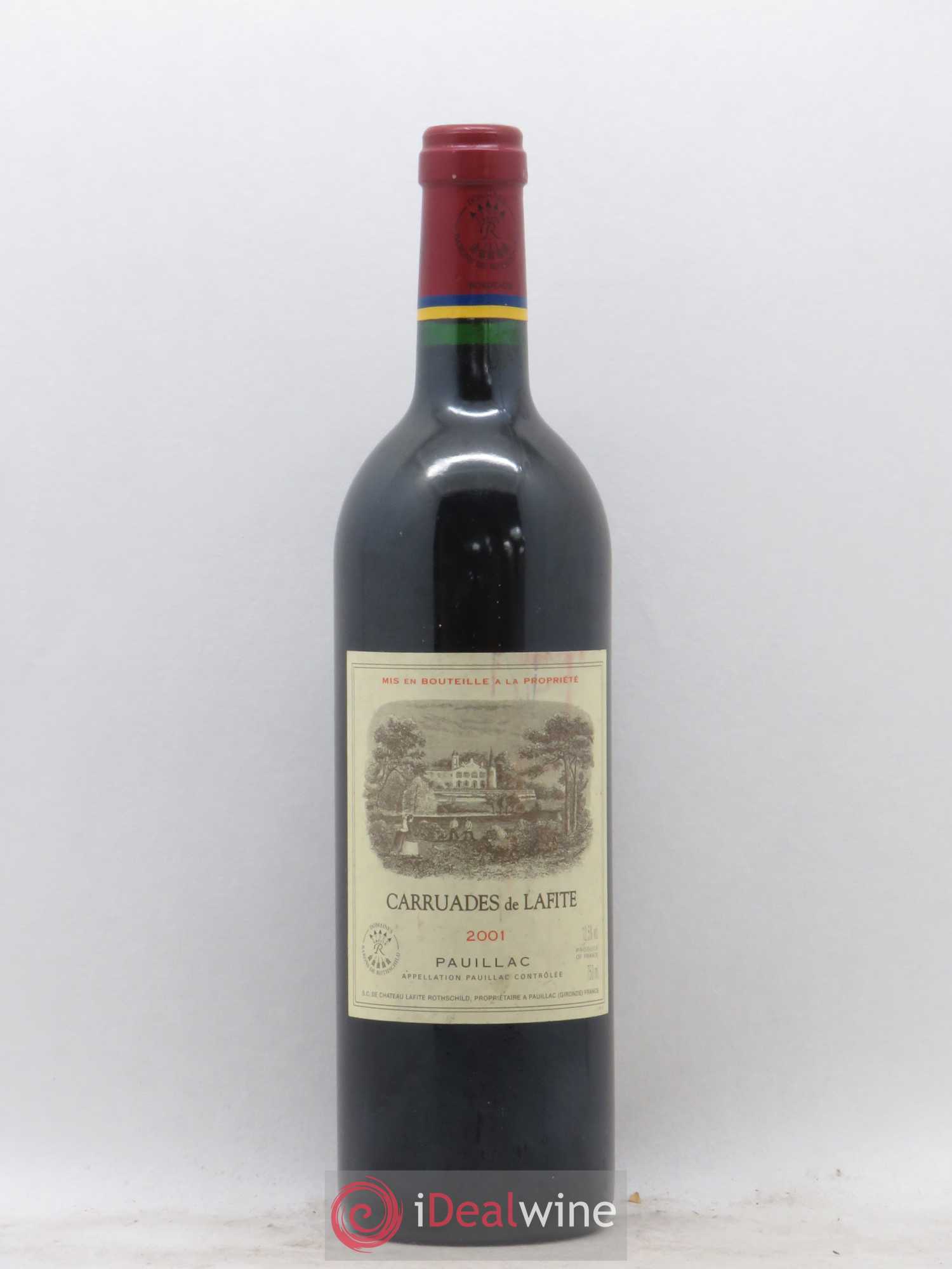 Carruades de Lafite Rothschild Second Vin 2001 - Lot de 1 bouteille - 0