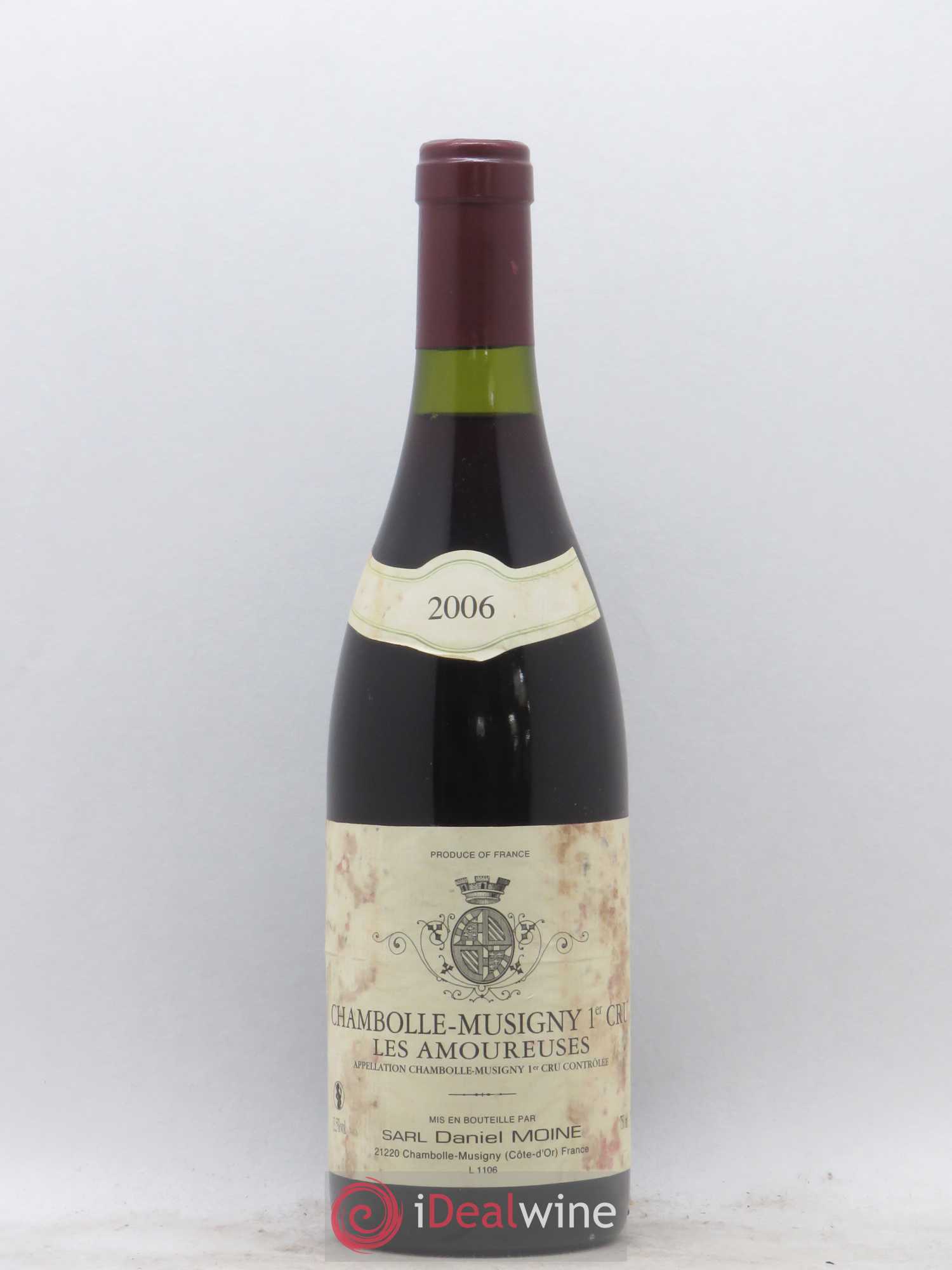 Chambolle-Musigny 1er Cru Les Amoureuses Moine-Hudelot (Domaine) 2006 - Lot de 1 bouteille - 0
