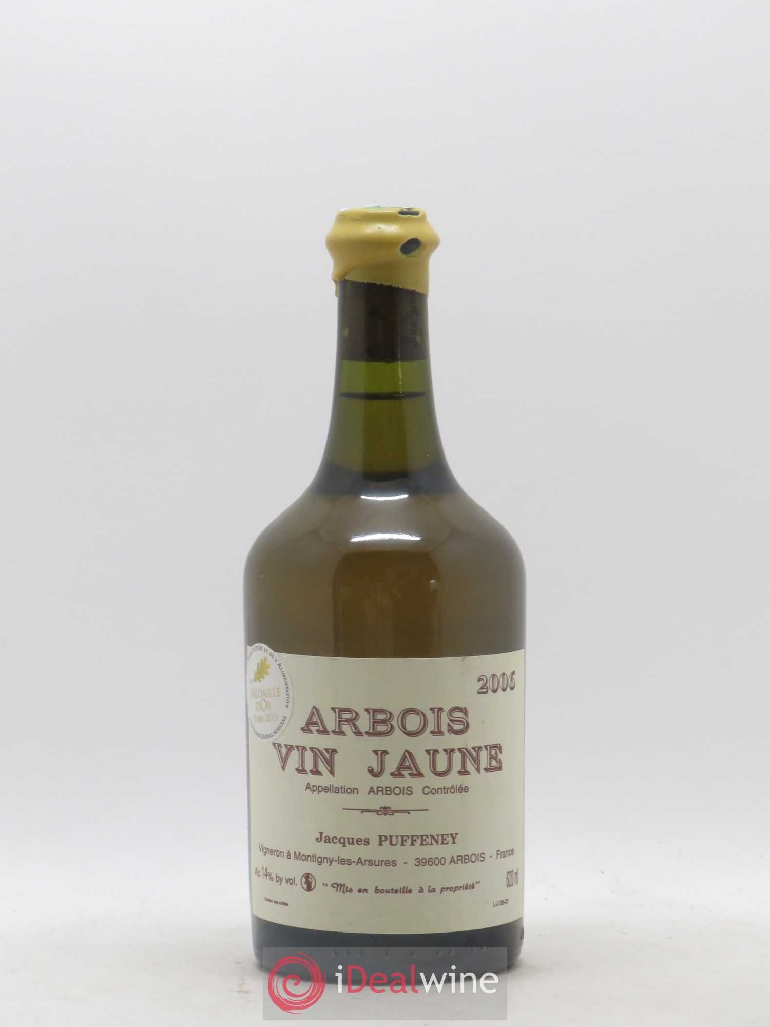 Arbois Vin Jaune Jacques Puffeney 2006 - Lot de 1 bouteille - 0