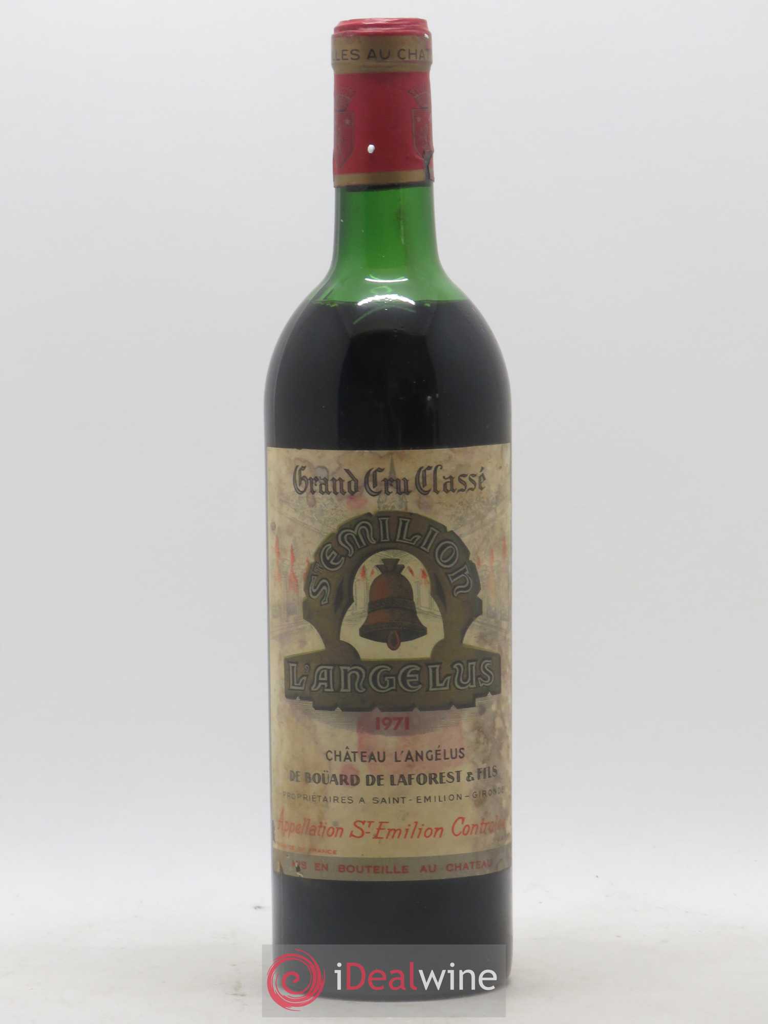 Château Angélus 1er Grand Cru Classé A 1971 - Lot de 1 bouteille - 0