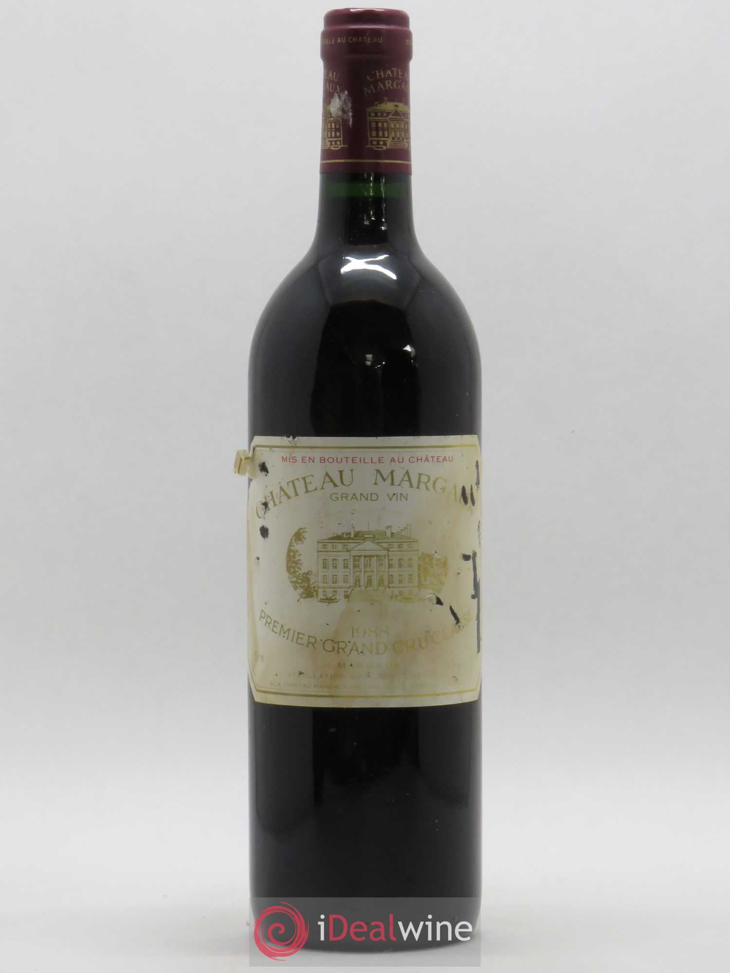 Château Margaux 1er Grand Cru Classé 1988 - Lot de 1 bouteille - 0