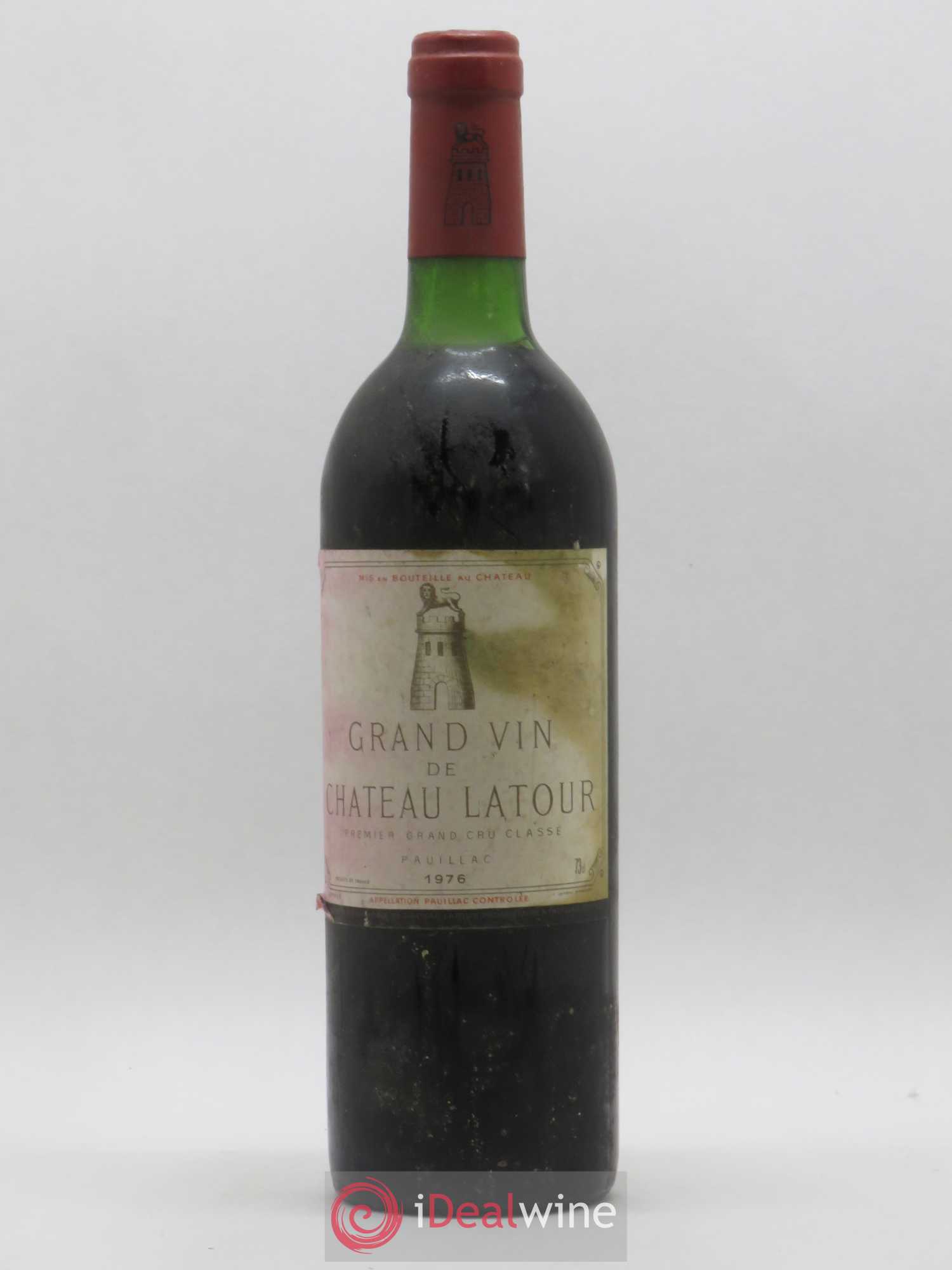 Château Latour 1er Grand Cru Classé 1976 - Lot de 1 bouteille - 0