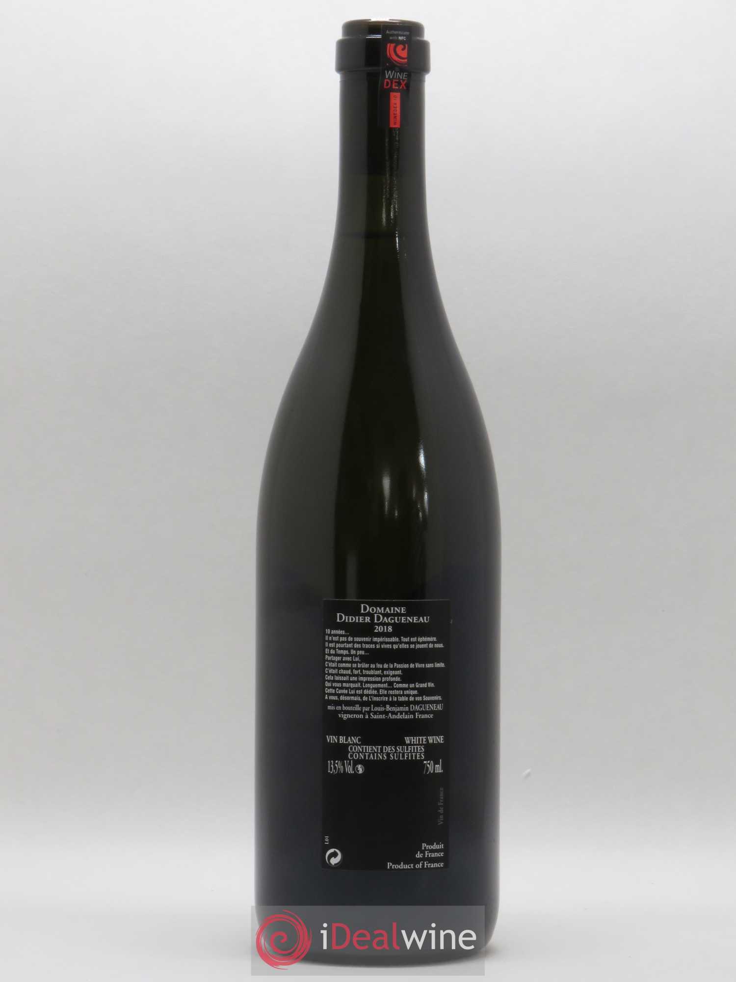 Vin de France Memento Mori Dagueneau 2018 - Lot de 1 bouteille - 1