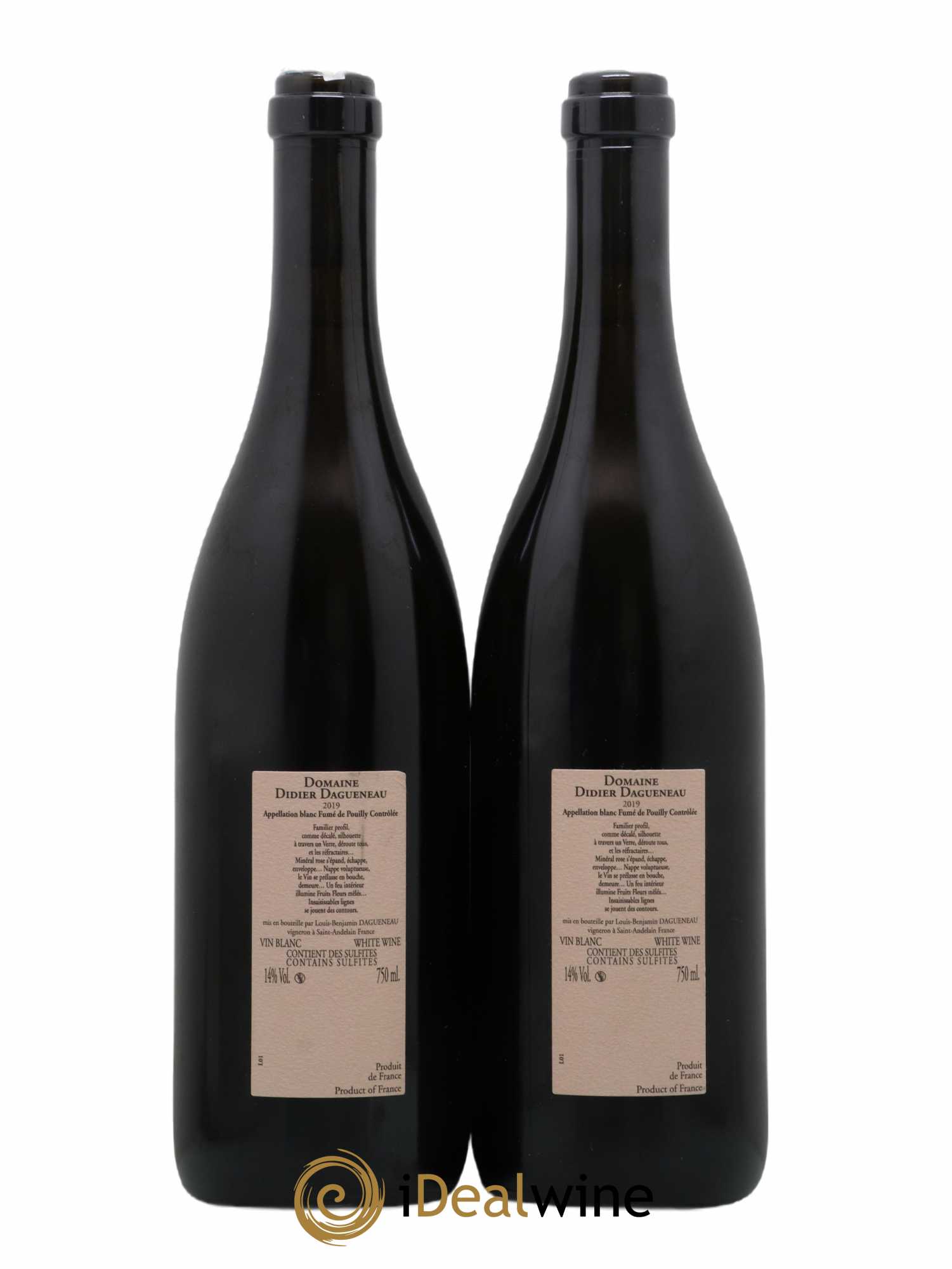 Pouilly-Fumé Intouchables Dagueneau 2019 - Lot de 2 bouteilles - 1