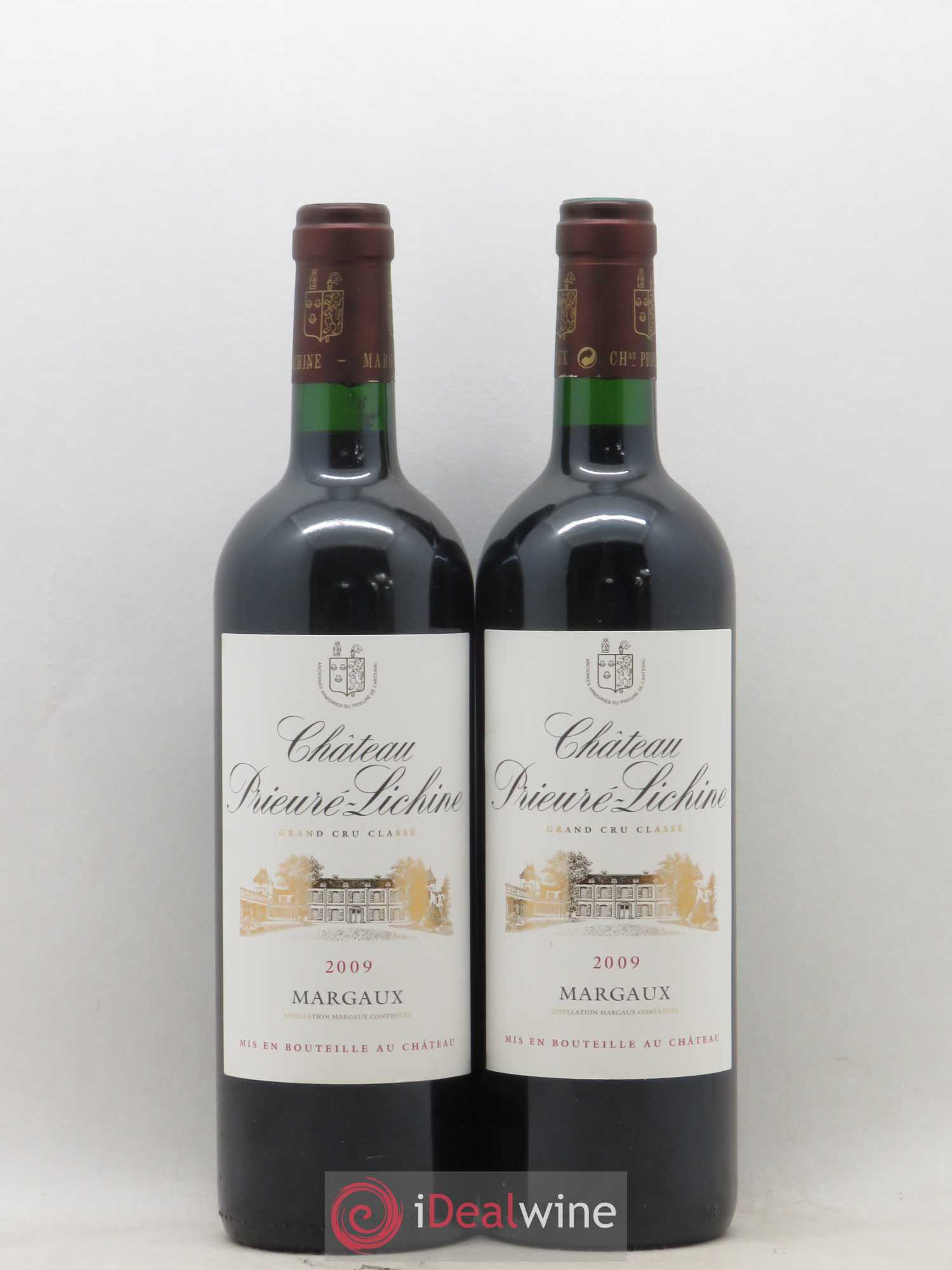 Château Prieuré Lichine 4ème Grand Cru Classé 2009 - Lot de 2 bouteilles - 0