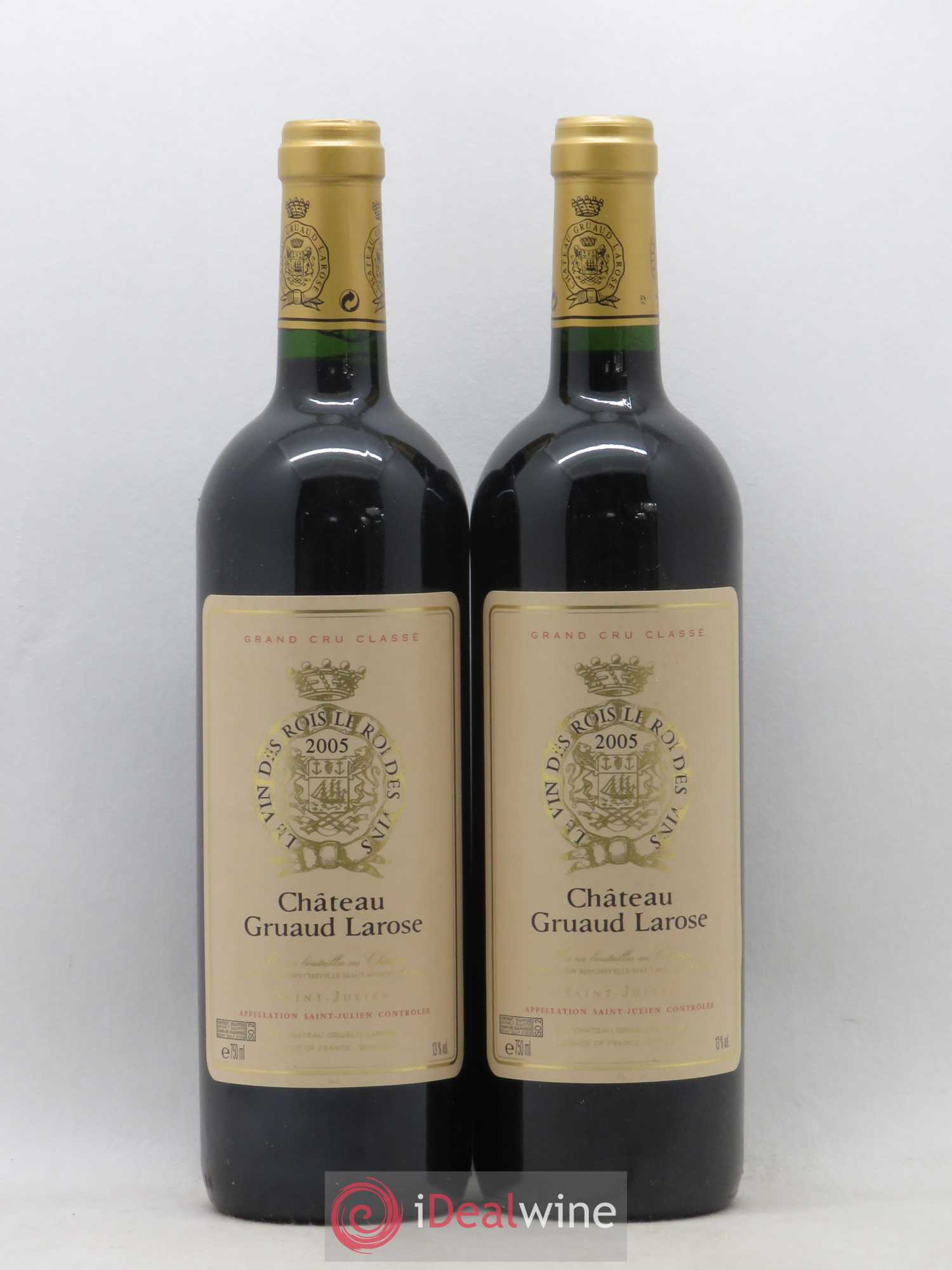 Château Gruaud Larose 2ème Grand Cru Classé 2005 - Lot de 2 bouteilles - 0