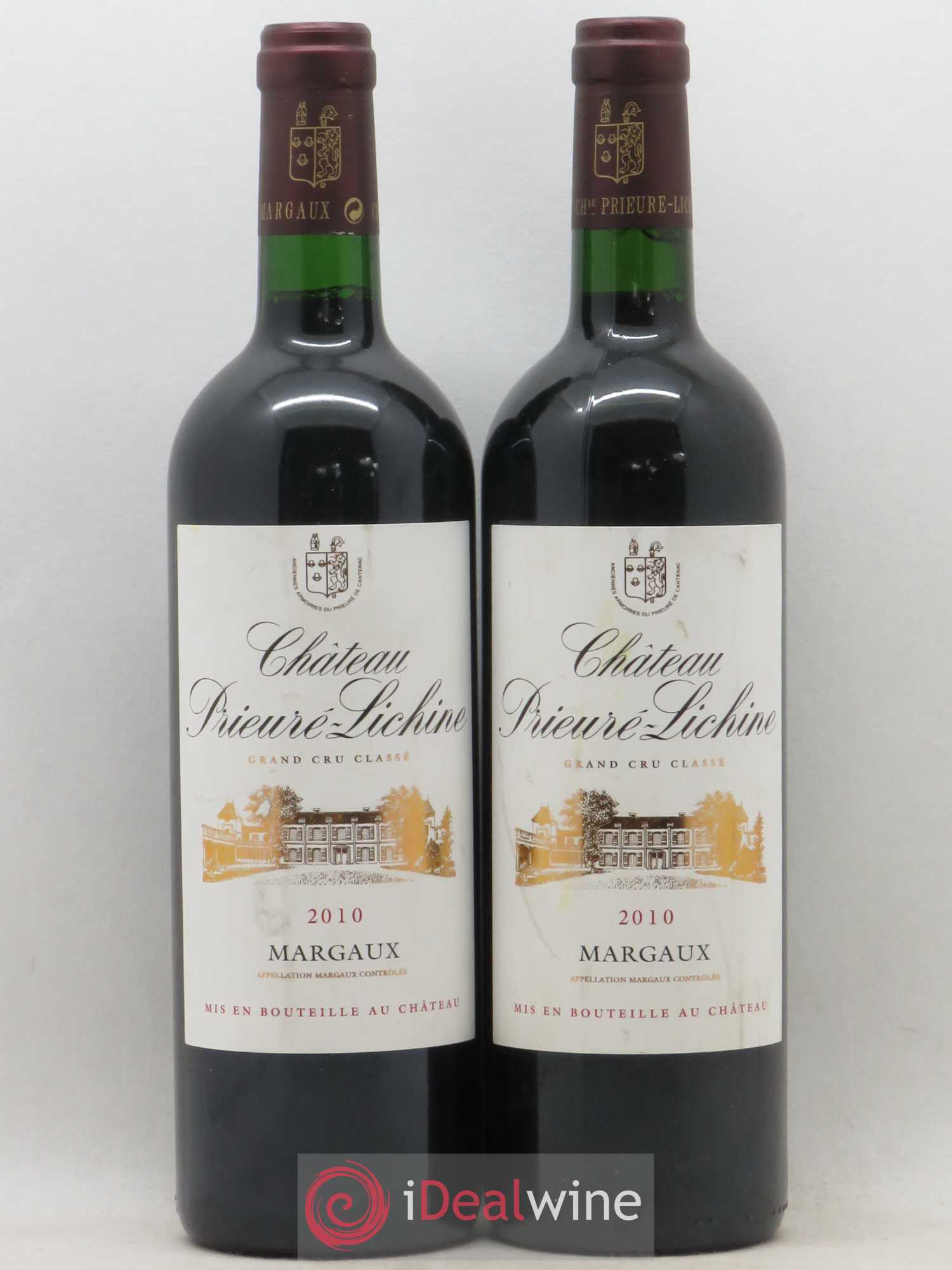 Château Prieuré Lichine 4ème Grand Cru Classé 2010 - Lot de 2 bouteilles - 0