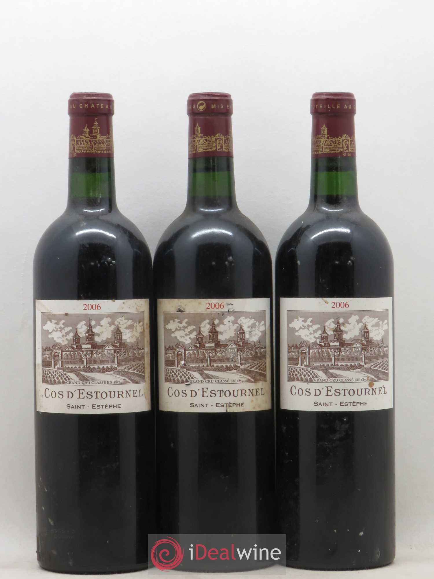 Cos d'Estournel 2ème Grand Cru Classé 2006 - Lot de 3 bouteilles - 0