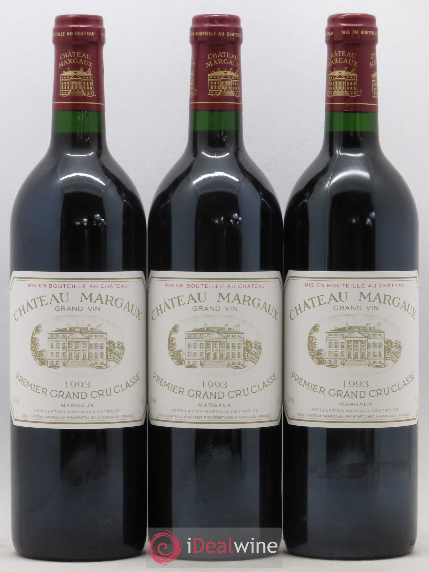 Château Margaux 1er Grand Cru Classé 1993 - Lot de 12 bouteilles - 3