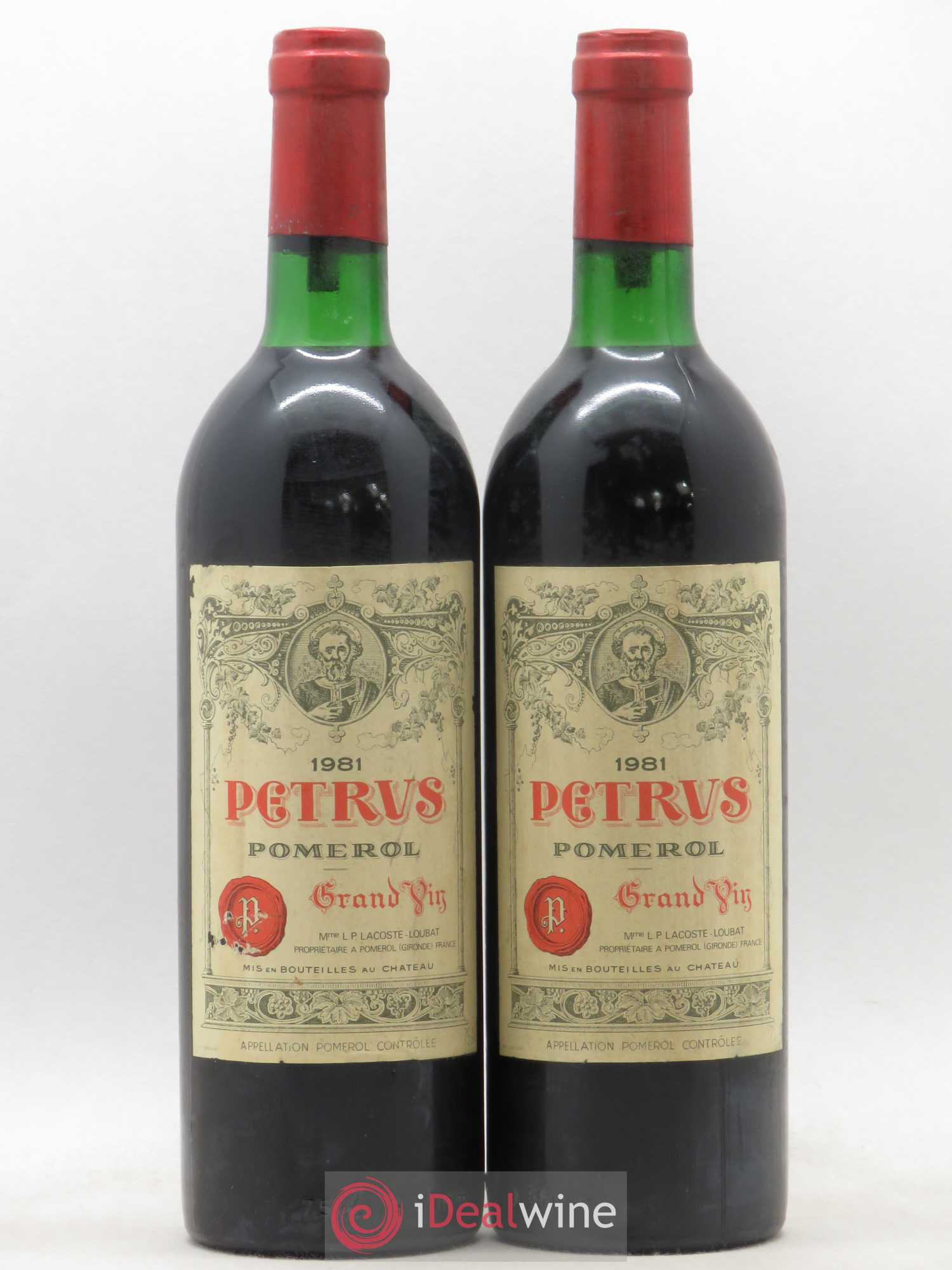 Petrus 1981 - Lot de 2 bouteilles - 0