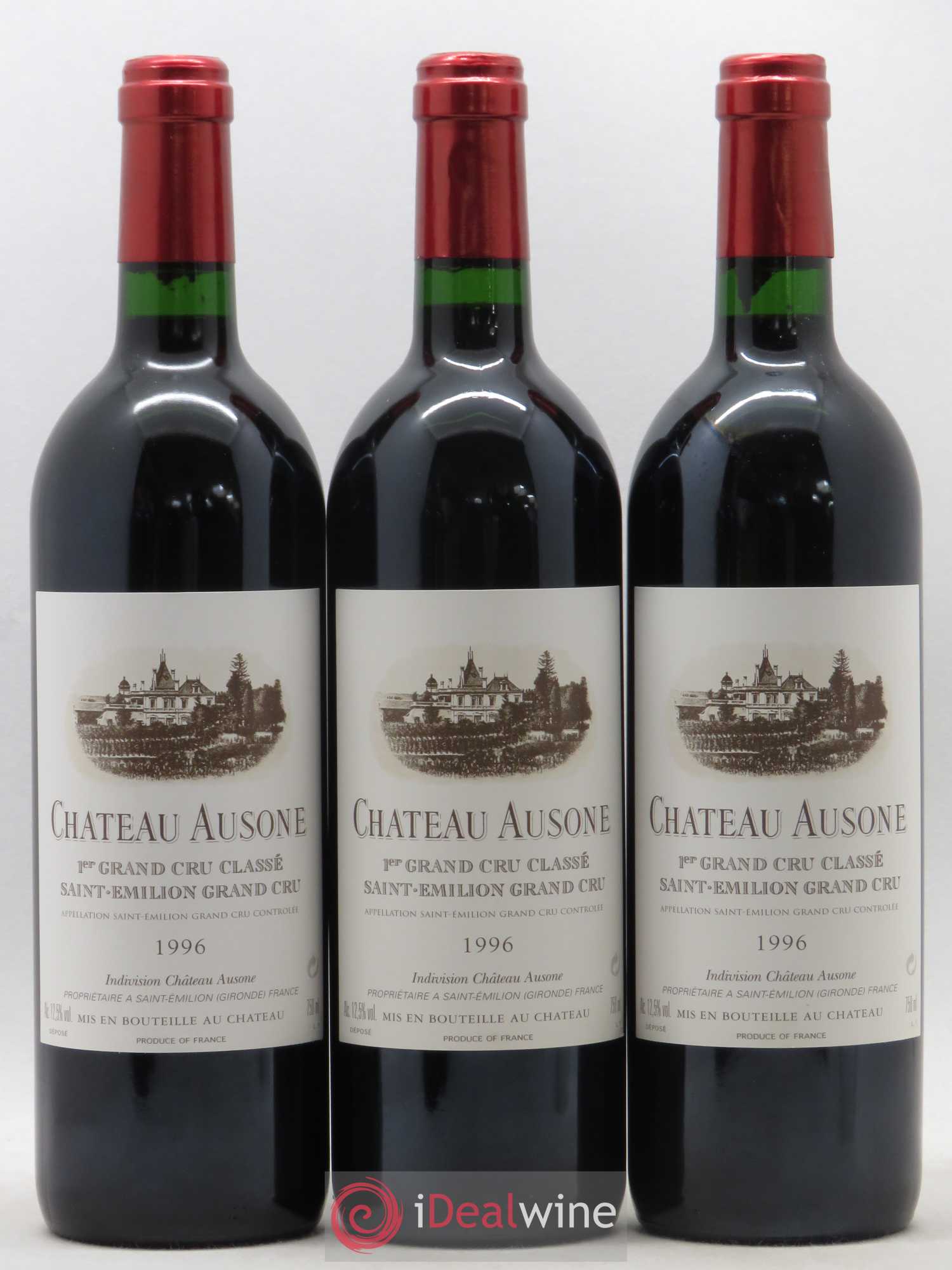 Château Ausone 1er Grand Cru Classé A 1996 - Lot de 12 bouteilles - 2