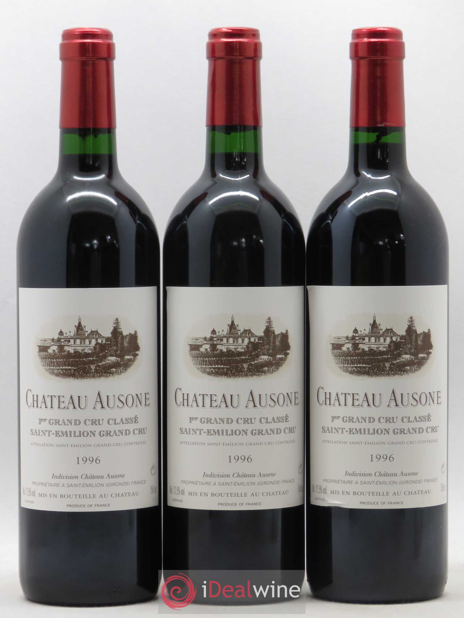 Château Ausone 1er Grand Cru Classé A 1996 - Lot de 12 bouteilles - 3