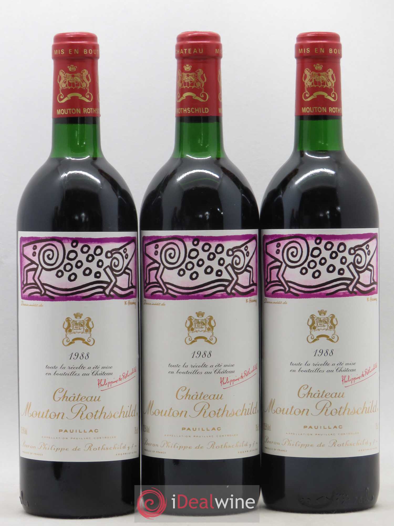 Château Mouton Rothschild 1er Grand Cru Classé 1988 - Lot de 12 bouteilles - 4