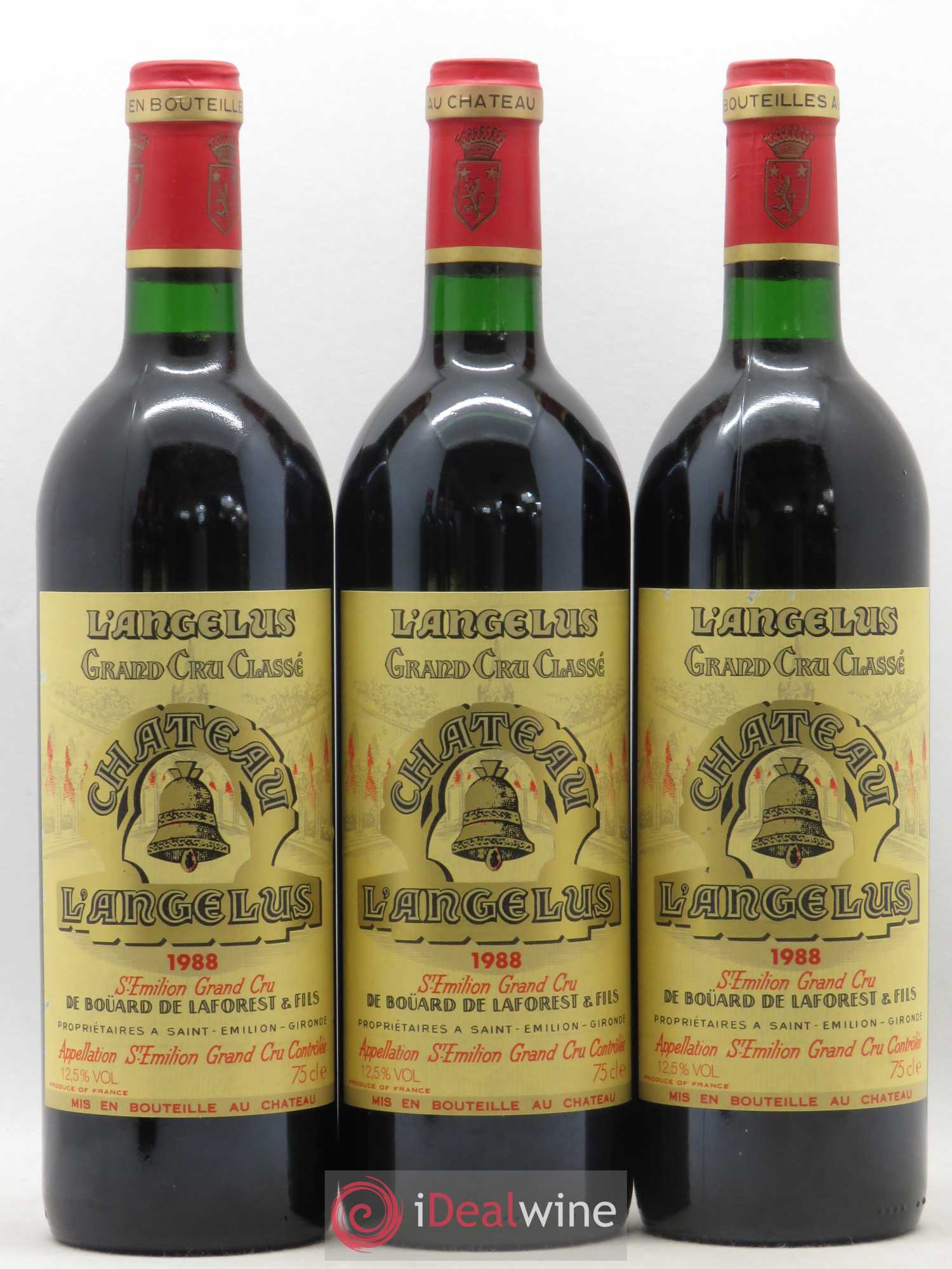 Château Angélus 1er Grand Cru Classé A 1988 - Lot de 12 bouteilles - 4