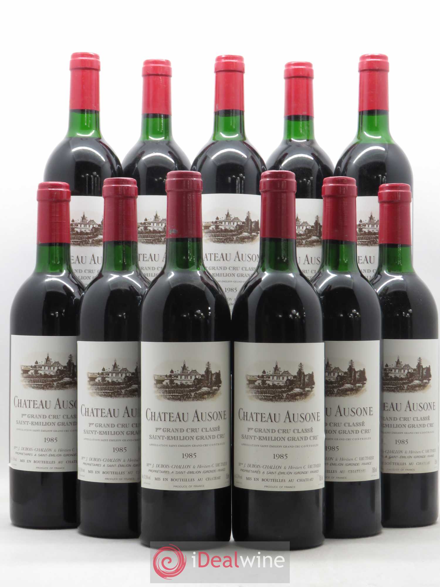 Château Ausone 1er Grand Cru Classé A 1985 - Lot de 11 bouteilles - 0