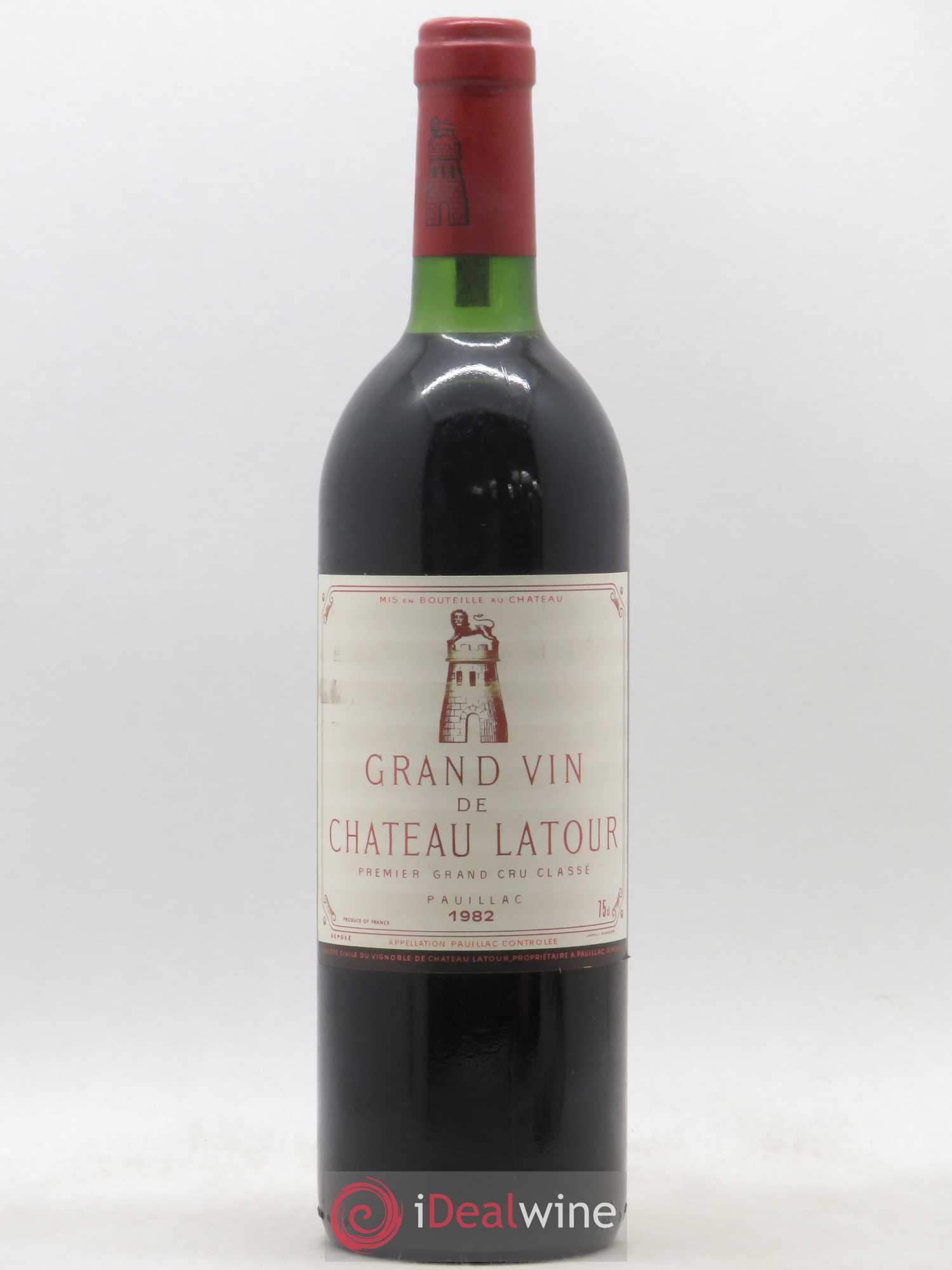 Château Latour 1er Grand Cru Classé 1982 - Lot de 1 bouteille - 0