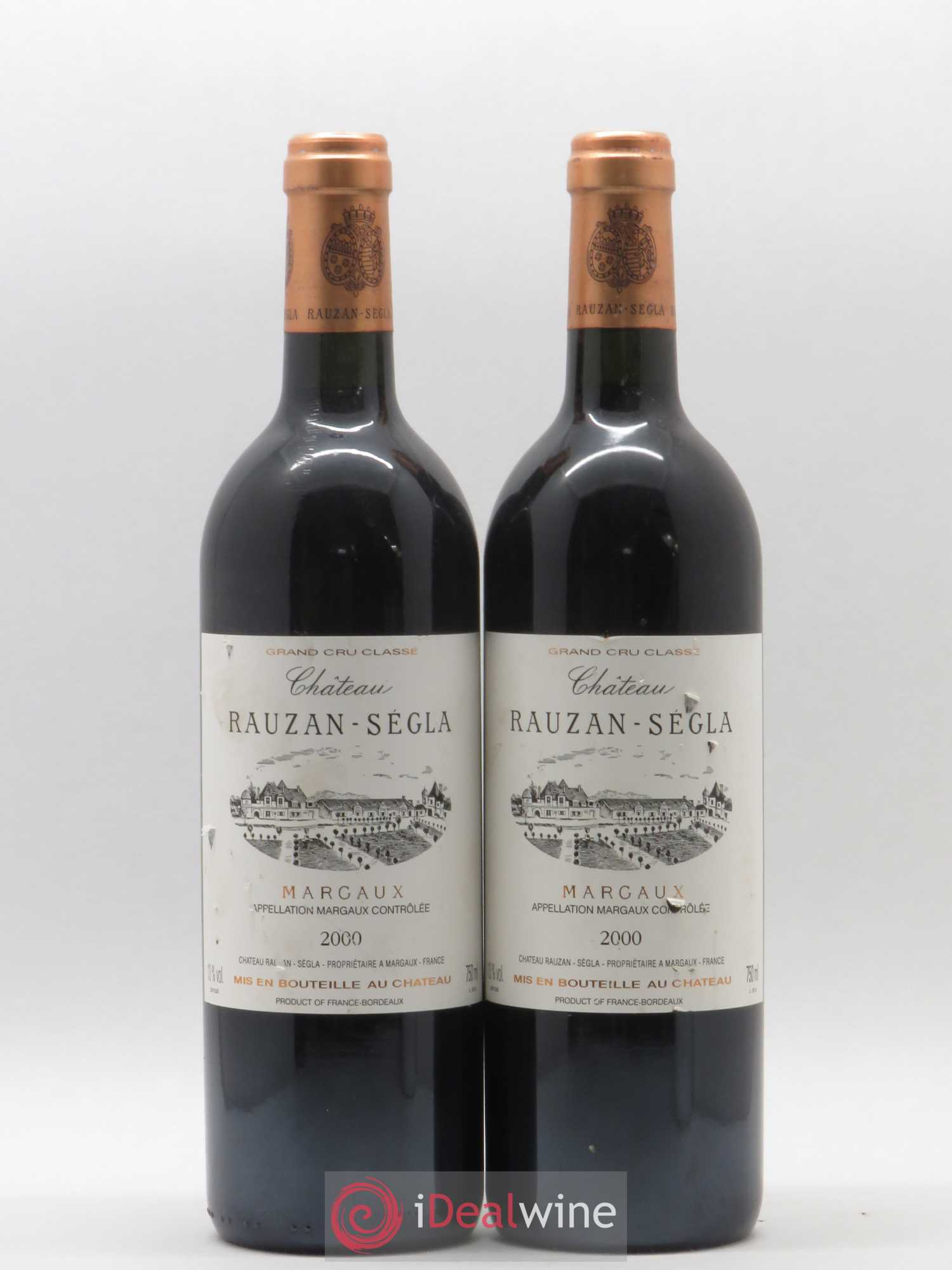 Château Rauzan Ségla Grand Cru Classé 2000 - Posten von 2 Flaschen - 0