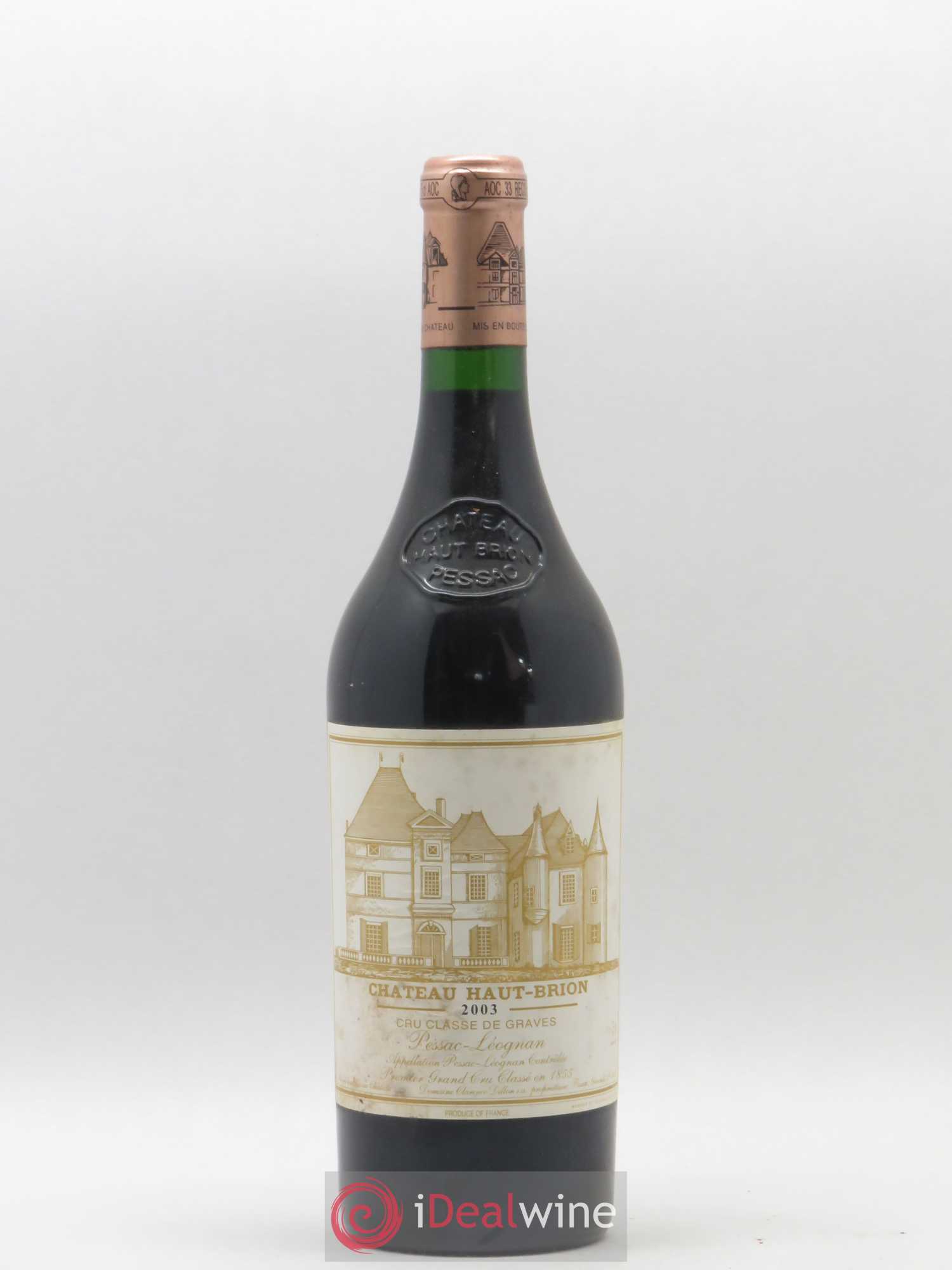 Château Haut Brion 1er Grand Cru Classé 2003 - Lot de 1 bouteille - 0