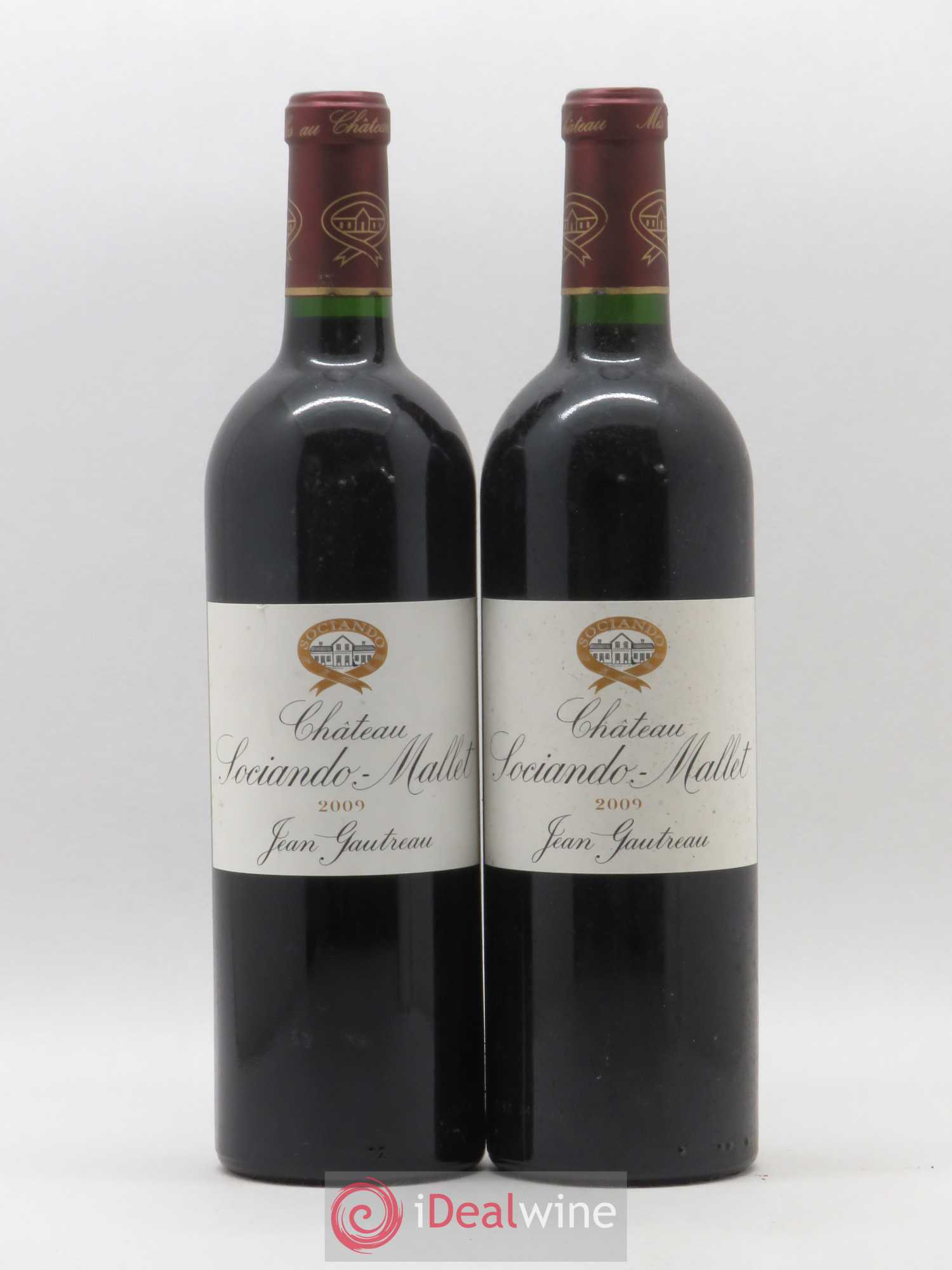 Château Sociando Mallet 2009 - Lot de 2 bouteilles - 0