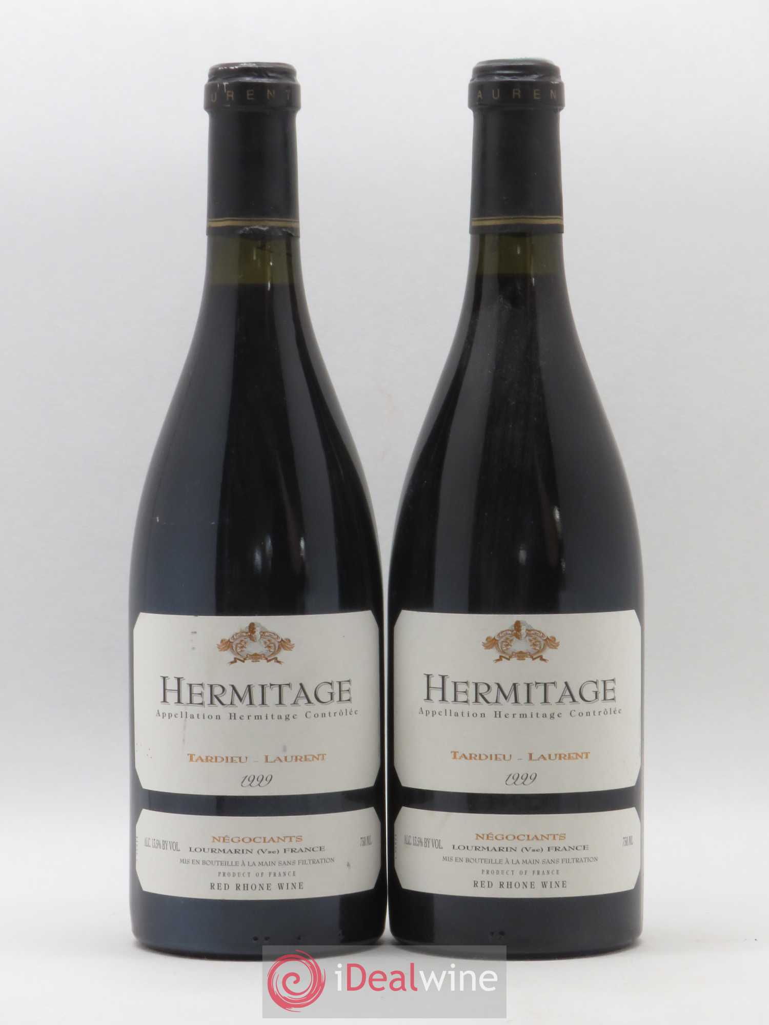 Hermitage Maison Tardieu-Laurent 1999 - Lot de 2 bouteilles - 0
