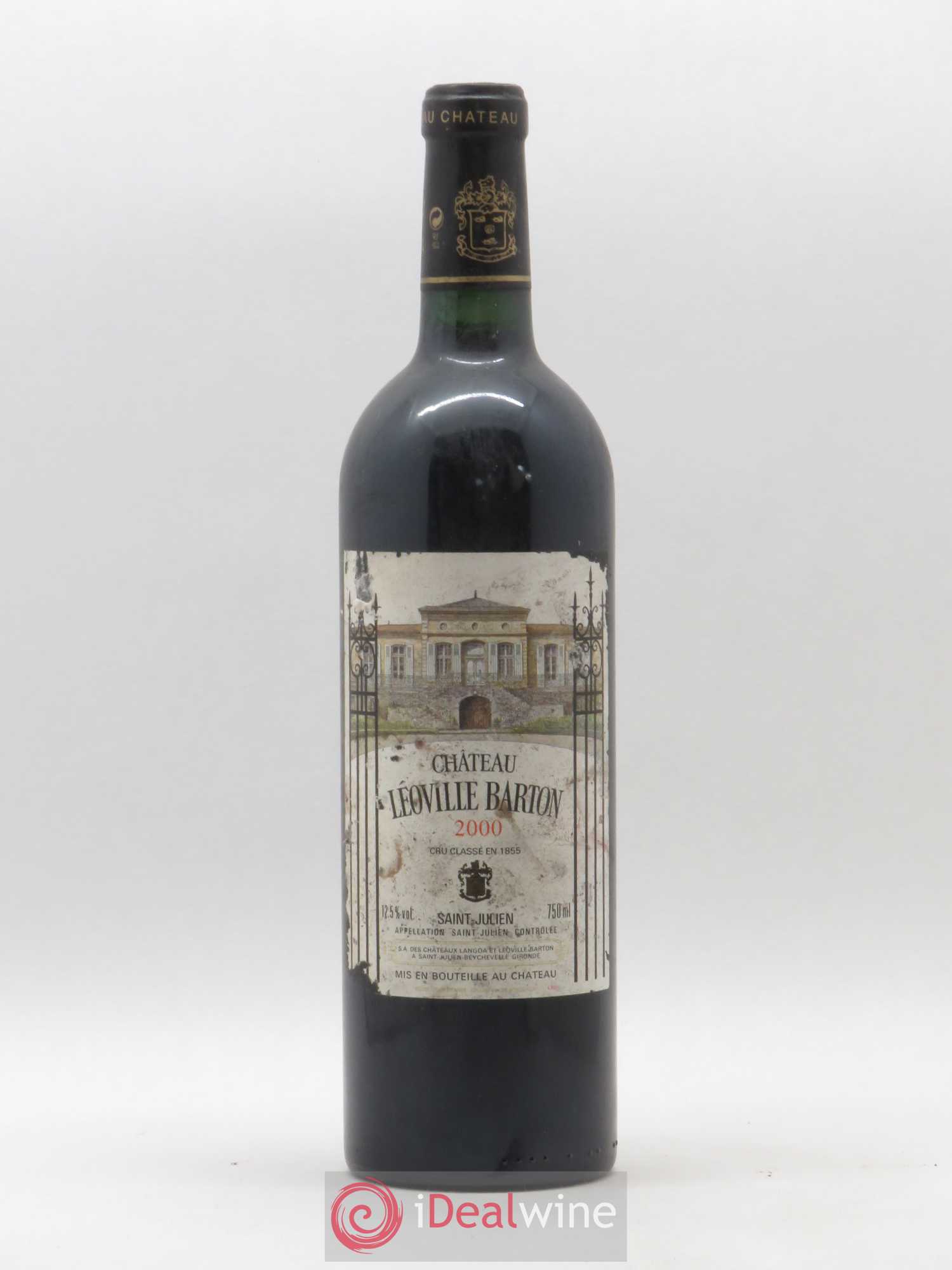 Château Léoville Barton 2ème Grand Cru Classé 2000 - Lot de 1 bouteille - 0