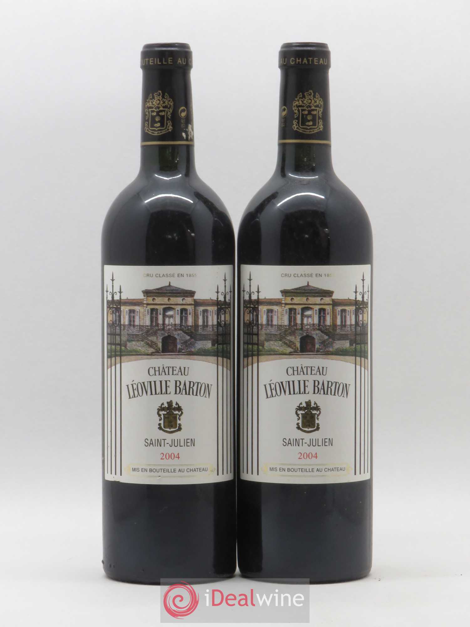 Château Léoville Barton 2ème Grand Cru Classé 2004 - Lot de 2 bouteilles - 0