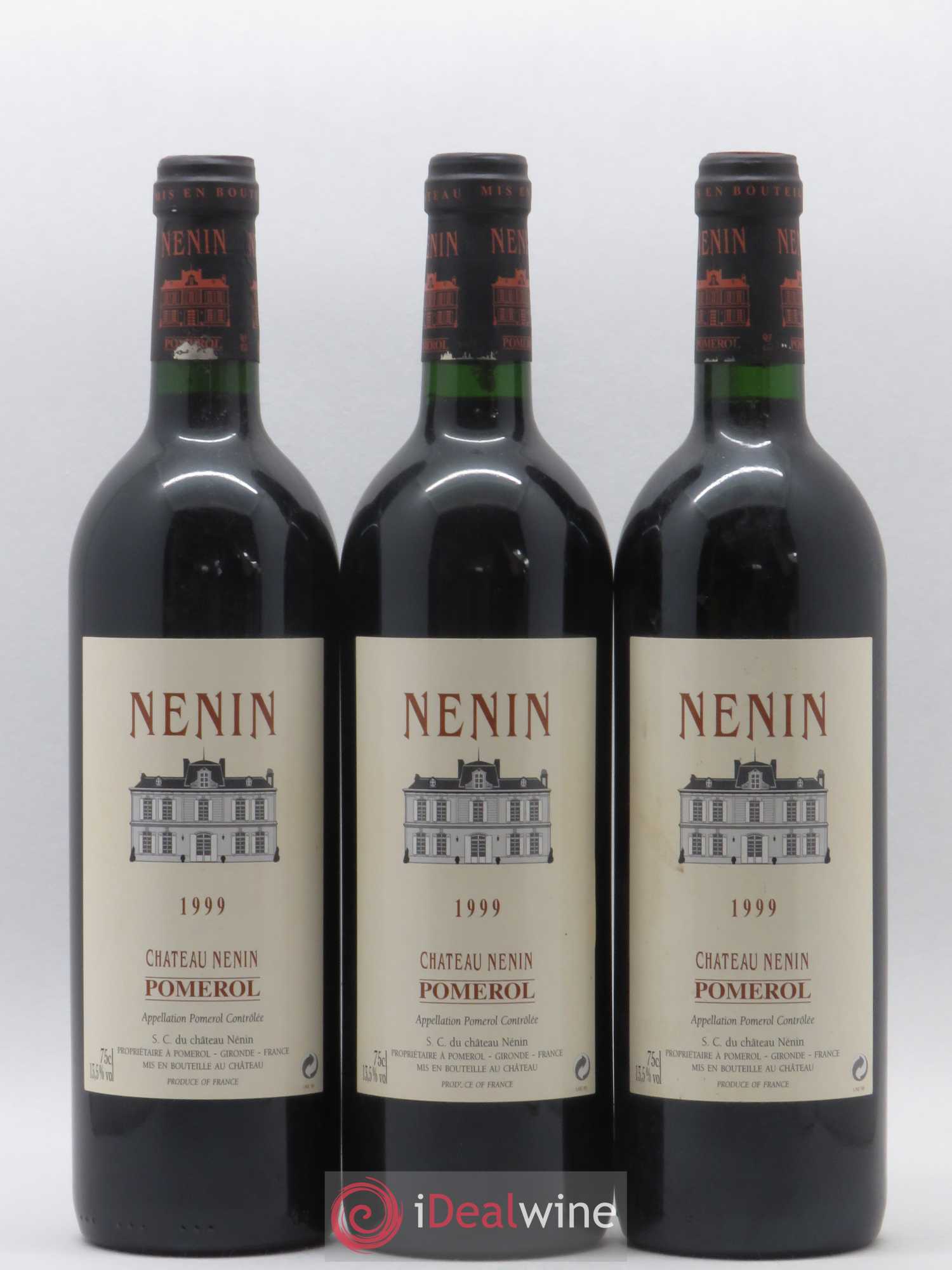 Château Nenin 1999 - Lot de 3 bouteilles - 0