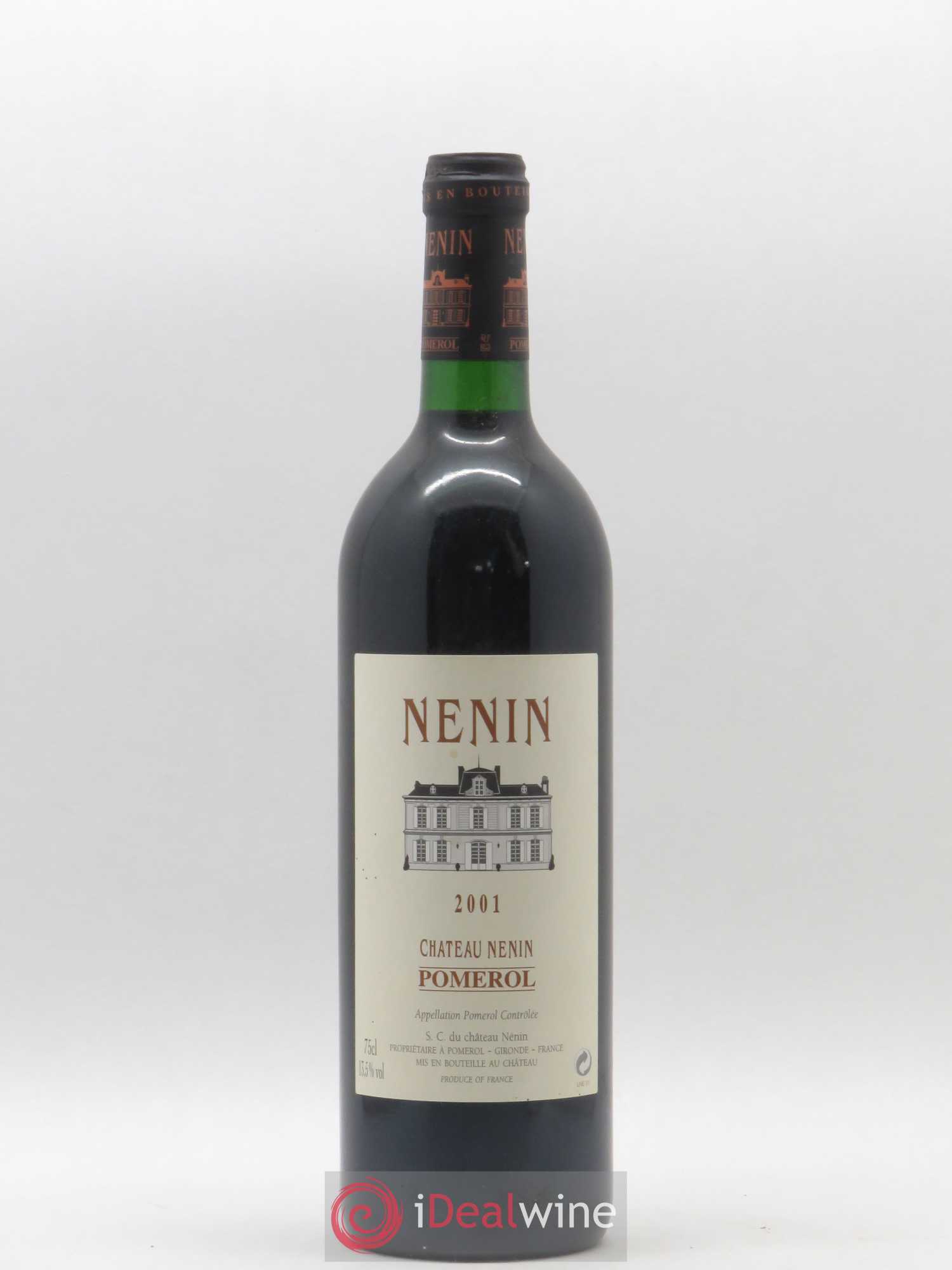 Château Nenin 2001 - Lot de 1 bouteille - 0